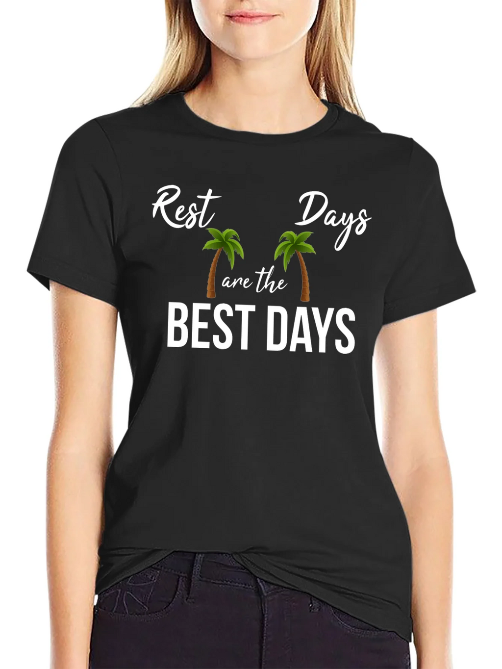 Rest Days Palm Tree Graphic T-Shirt product image 5
