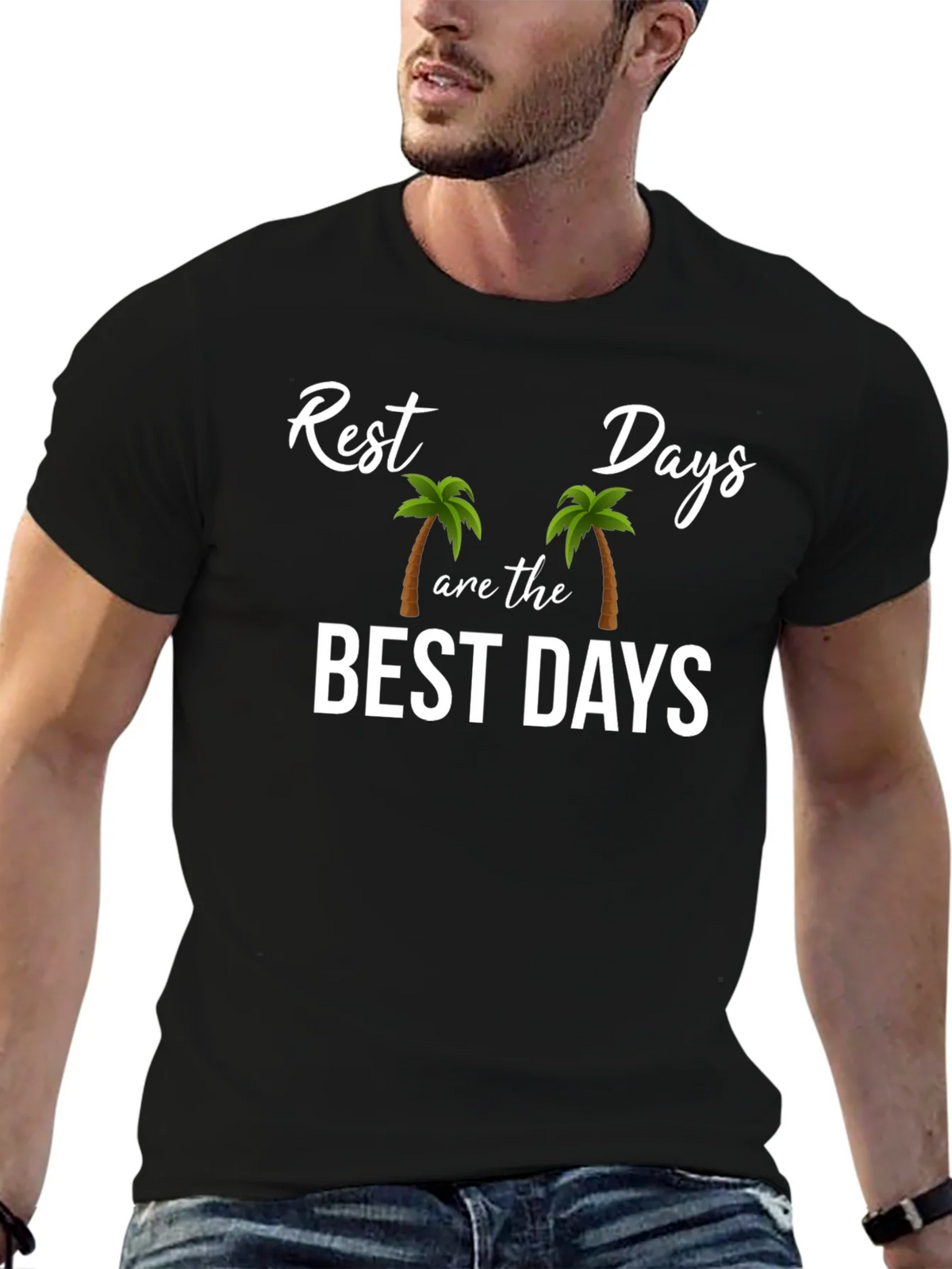 Rest Days Palm Tree Graphic T-Shirt product image 9