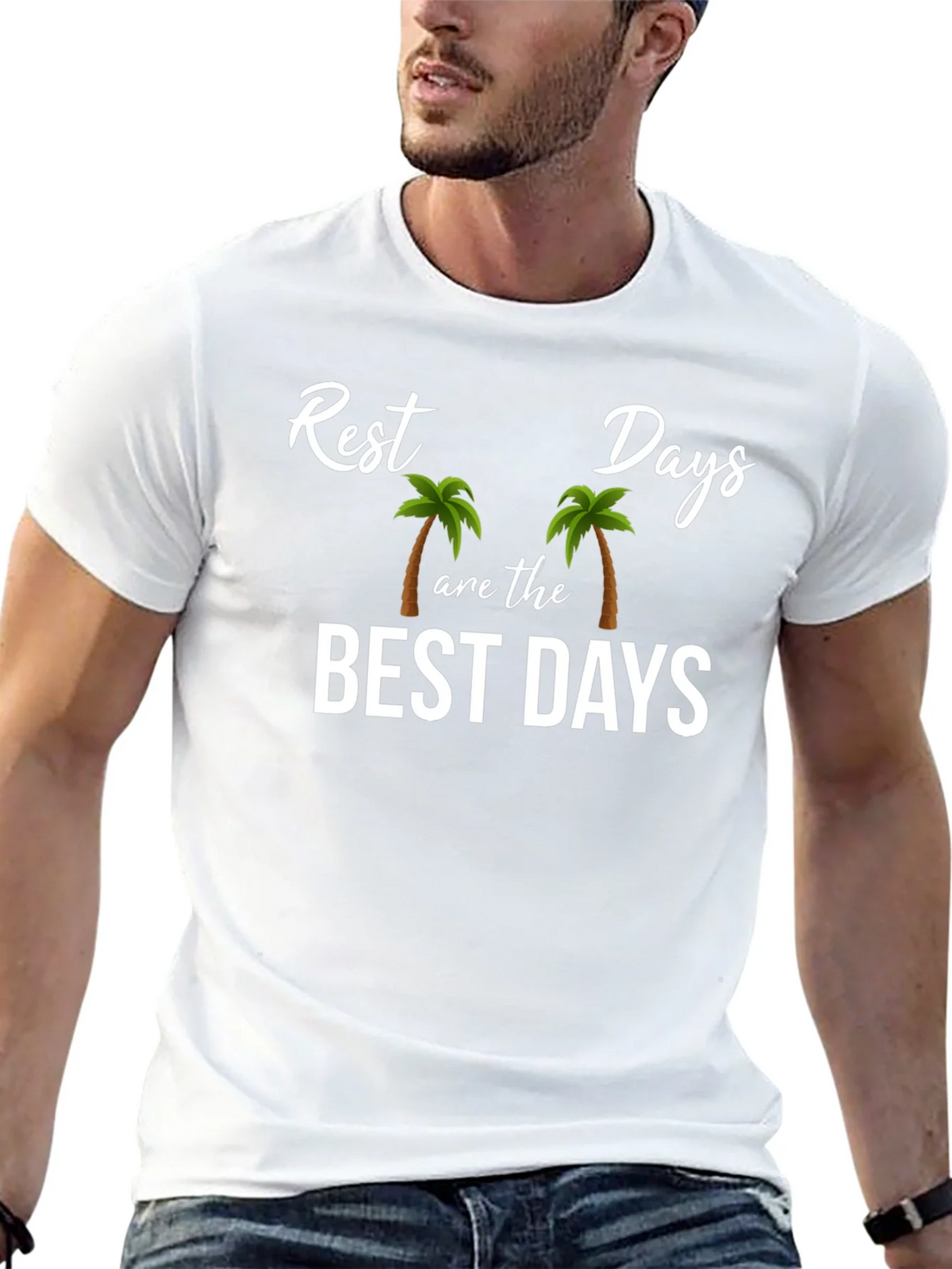 Rest Days Palm Tree Graphic T-Shirt product image 4
