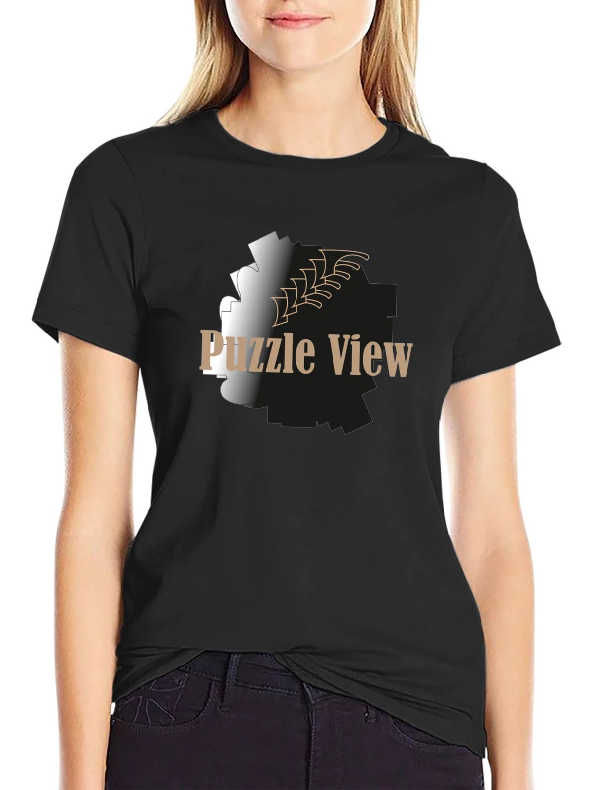 Puzzle View Graphic T-Shirt product image 5