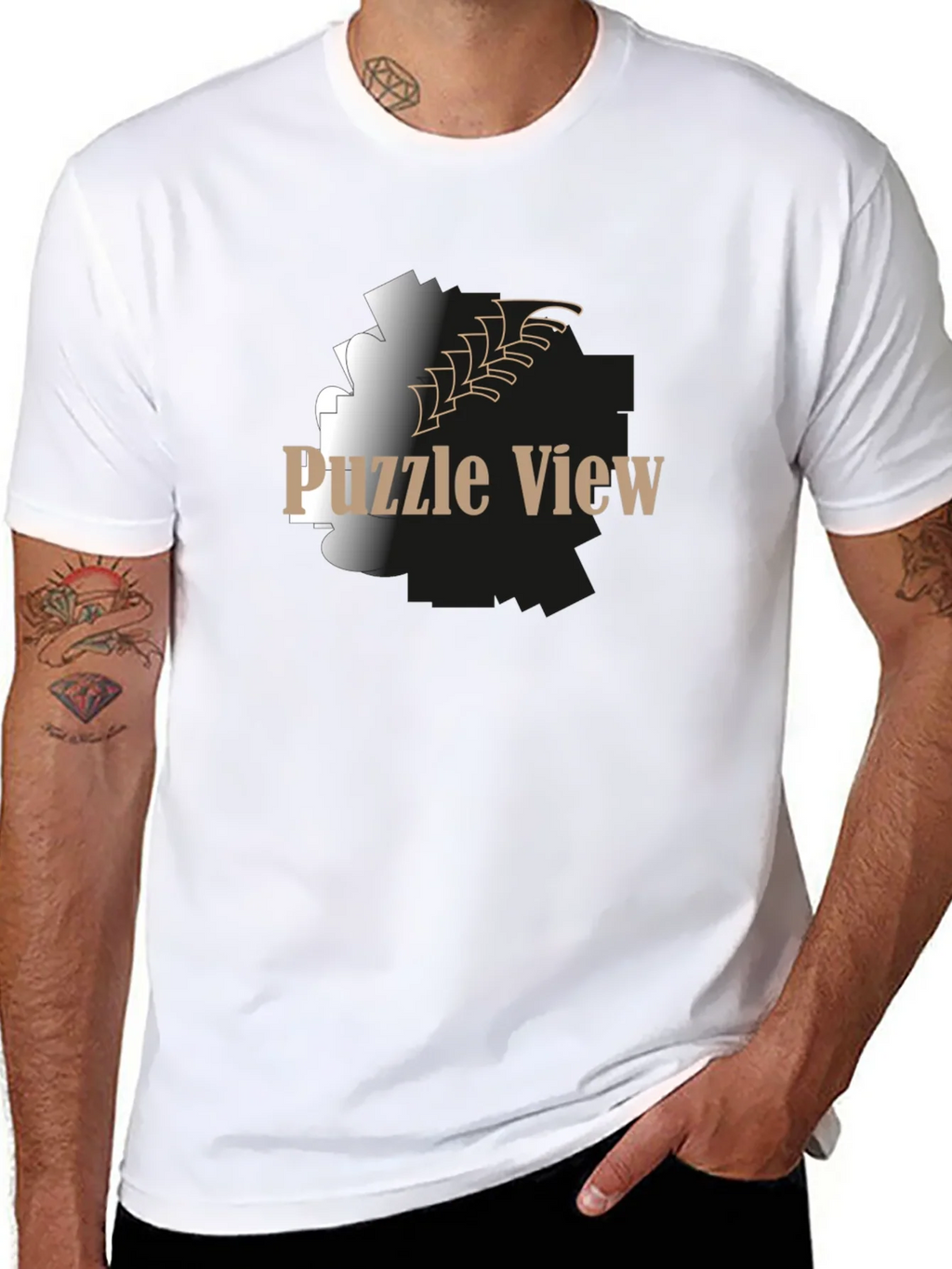 Puzzle View Graphic T-Shirt product image 10