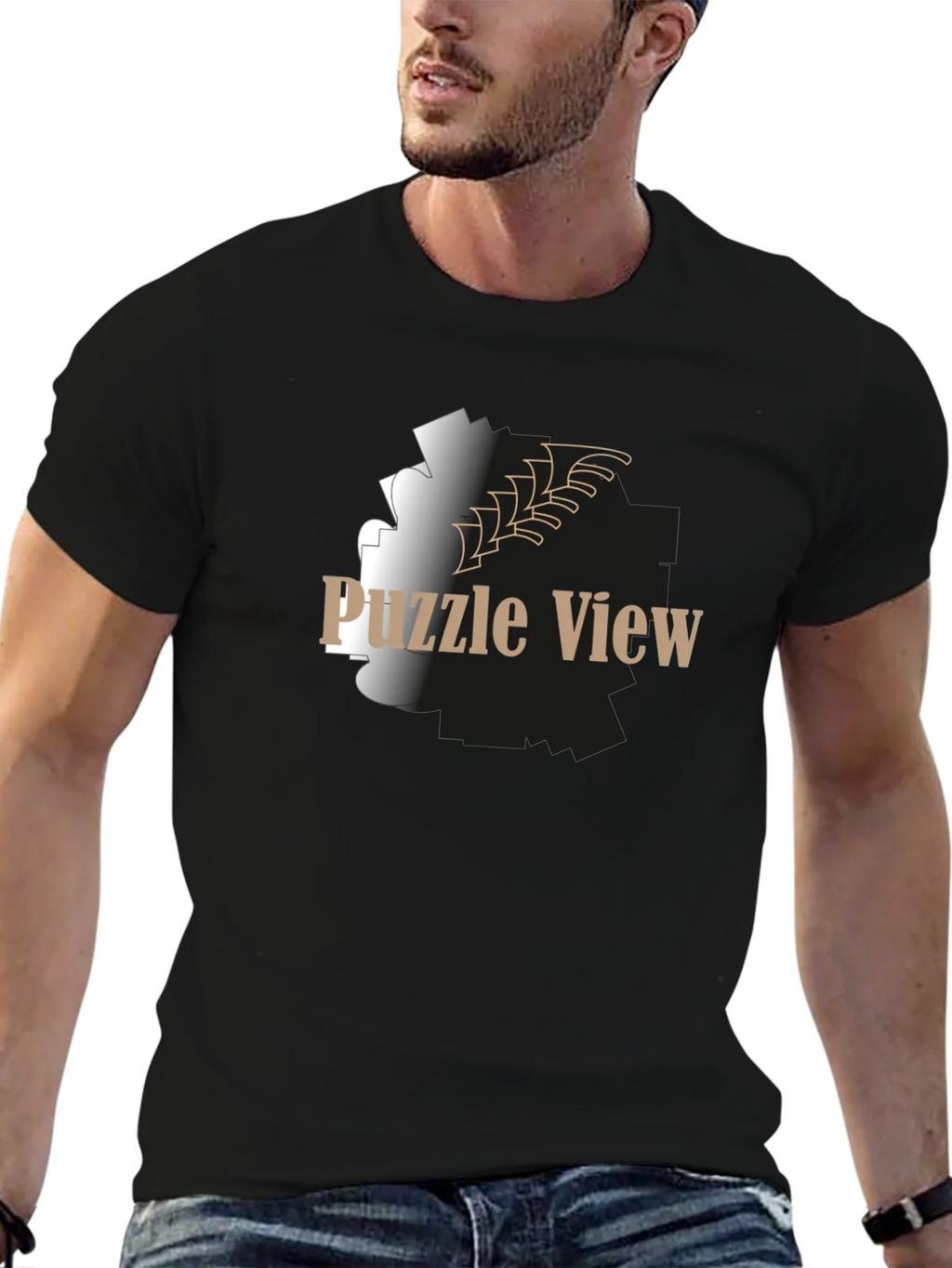 Puzzle View Graphic T-Shirt product image 9