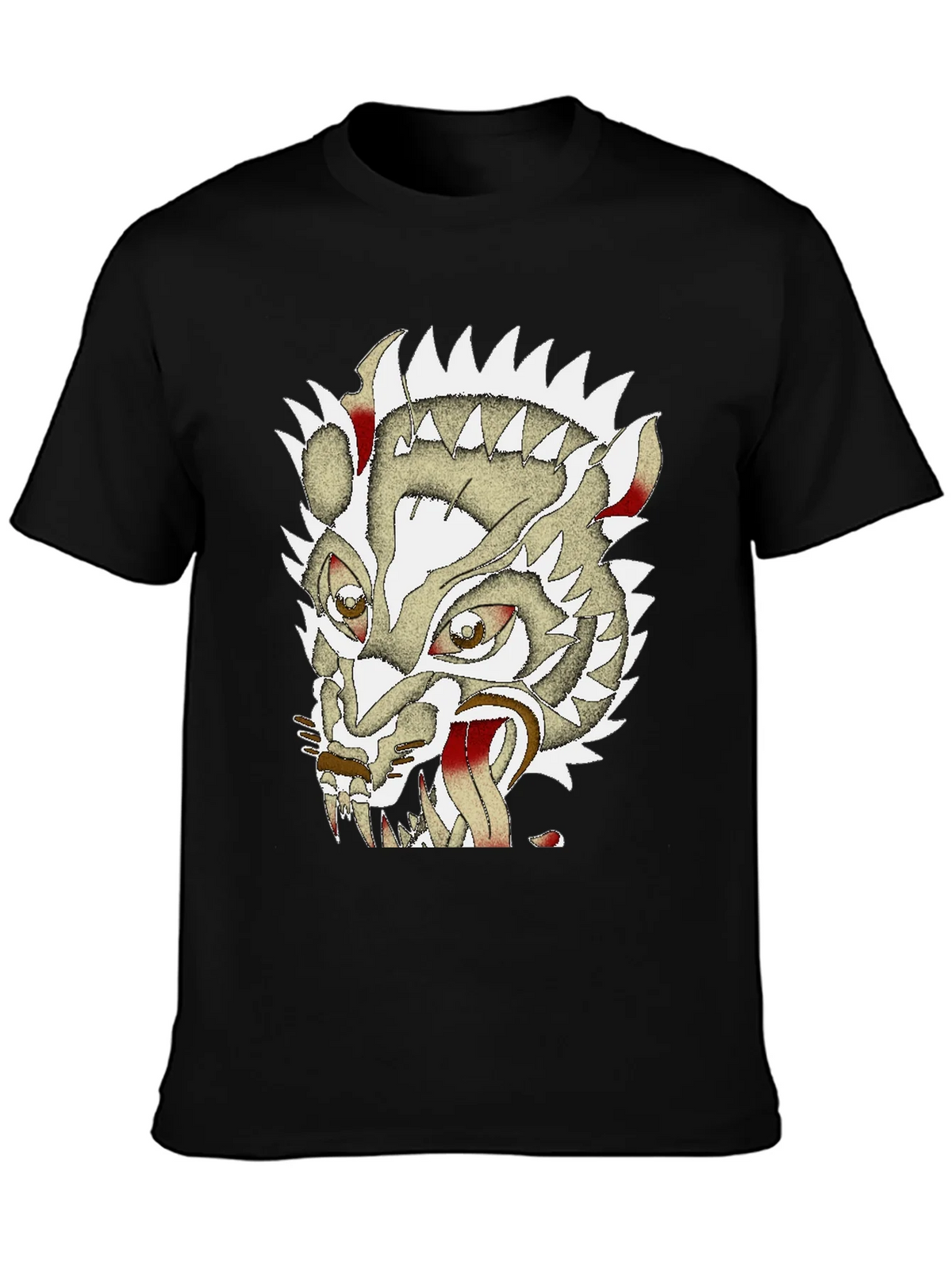 Unique Graphic Badger Tee - Mens Black Cotton T-Shirt product image 6