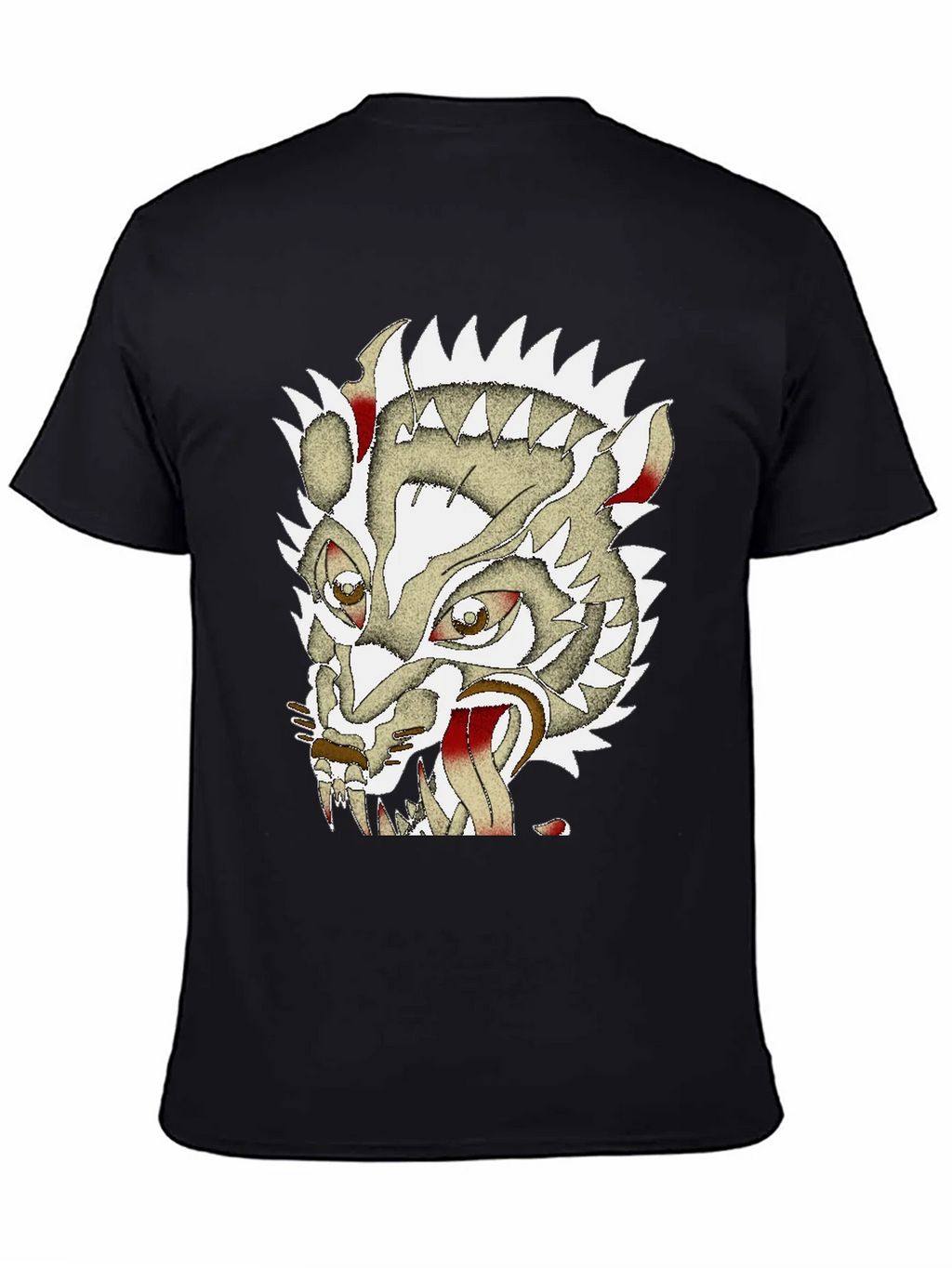 Unique Graphic Badger Tee - Mens Black Cotton T-Shirt product image 7