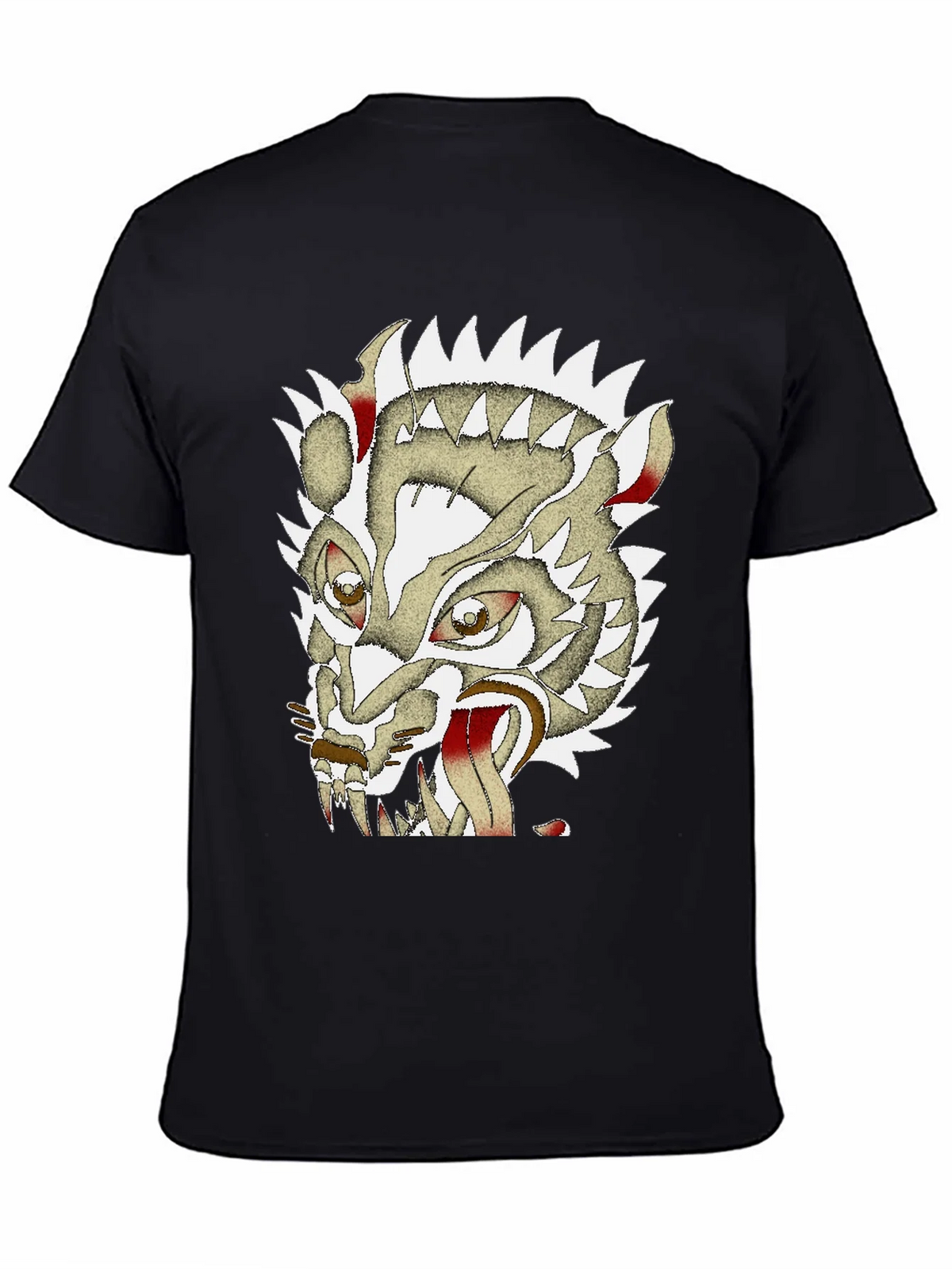 Unique Graphic Badger Tee - Mens Black Cotton T-Shirt product image 7
