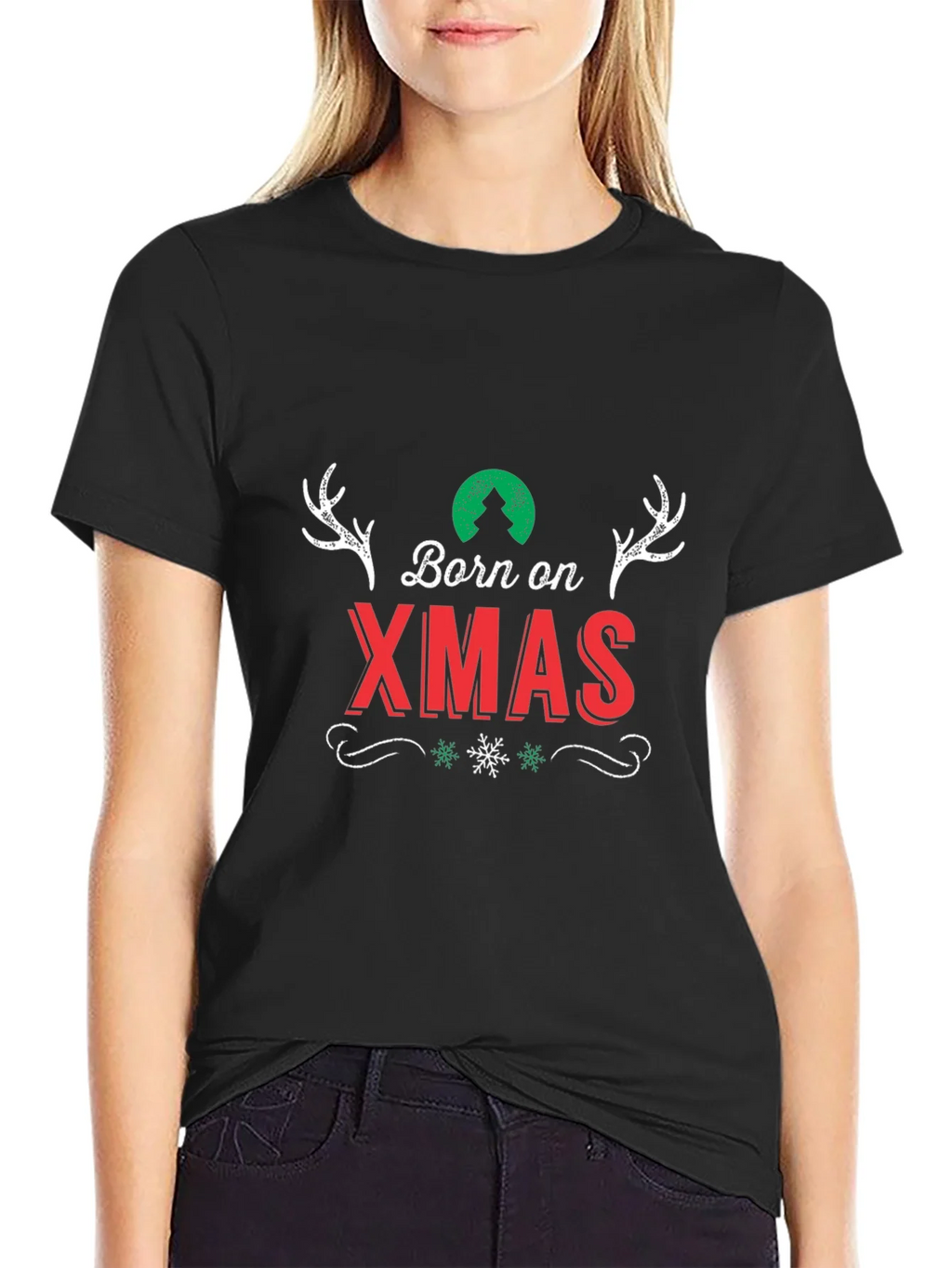 Born on Xmas Holiday T-Shirt product image 3