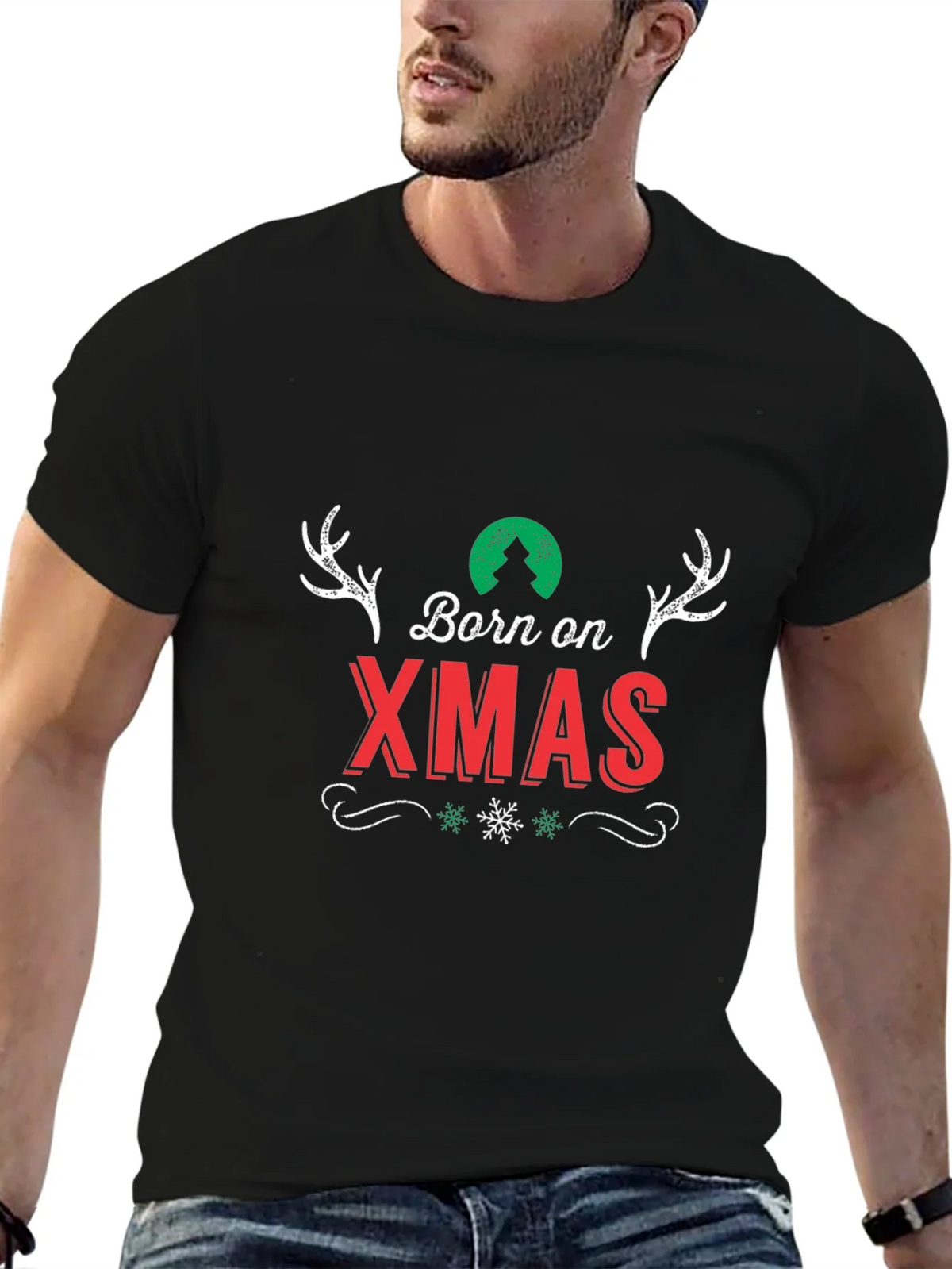 Born on Xmas Holiday T-Shirt product image 6