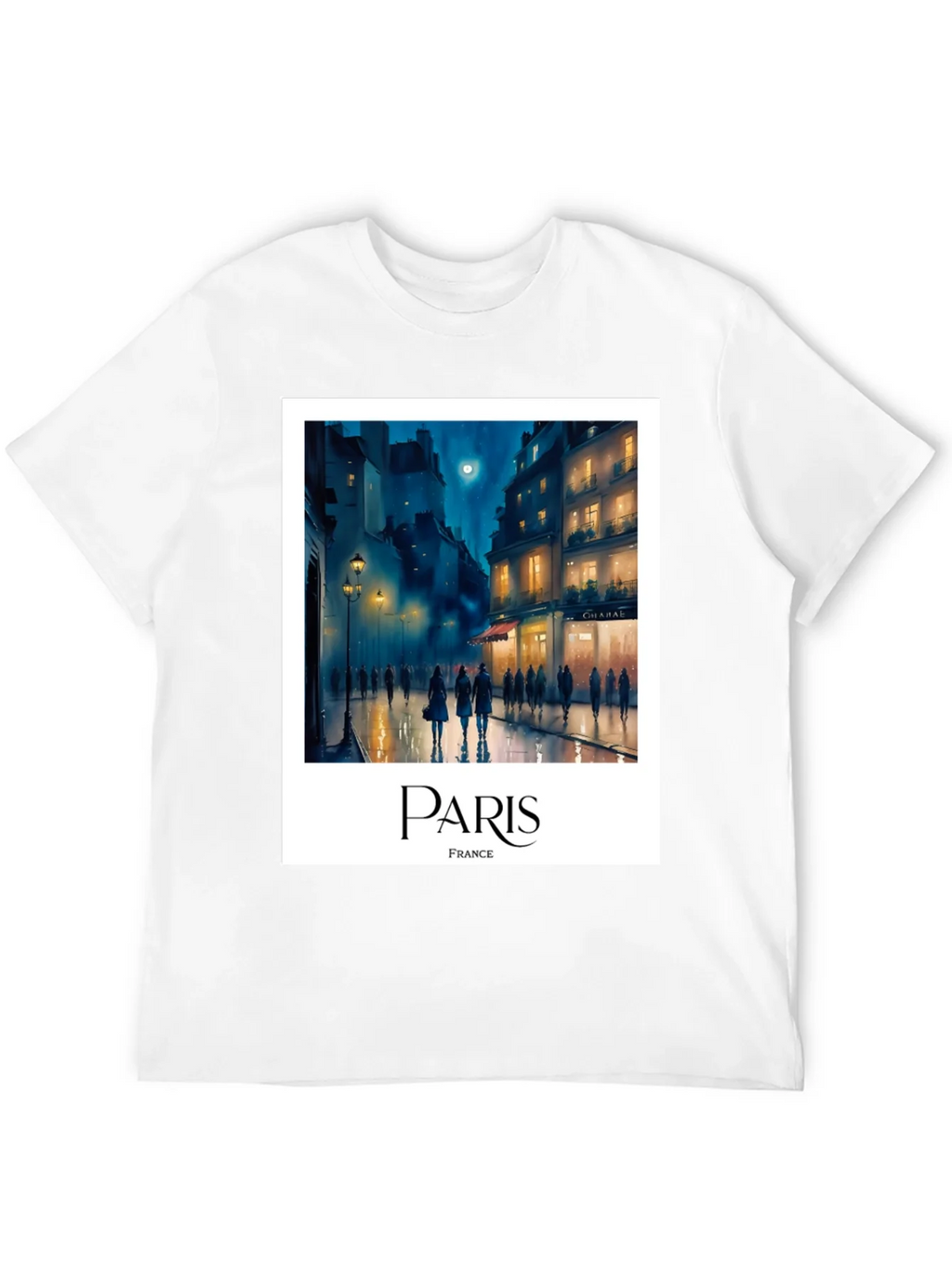 Paris France T-Shirt - Cityscape Graphic Tee product image 3