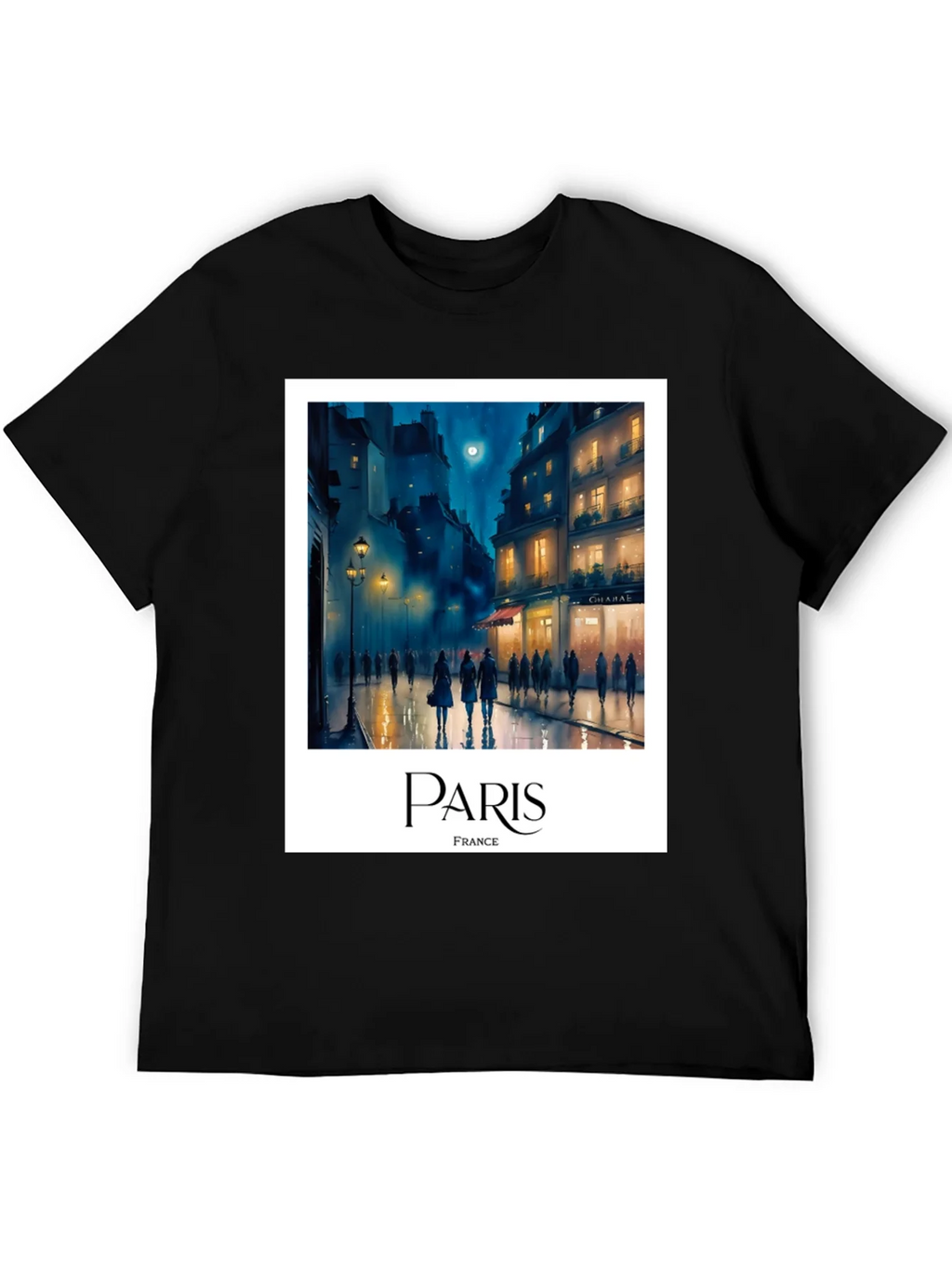 Paris France T-Shirt - Cityscape Graphic Tee product image 8