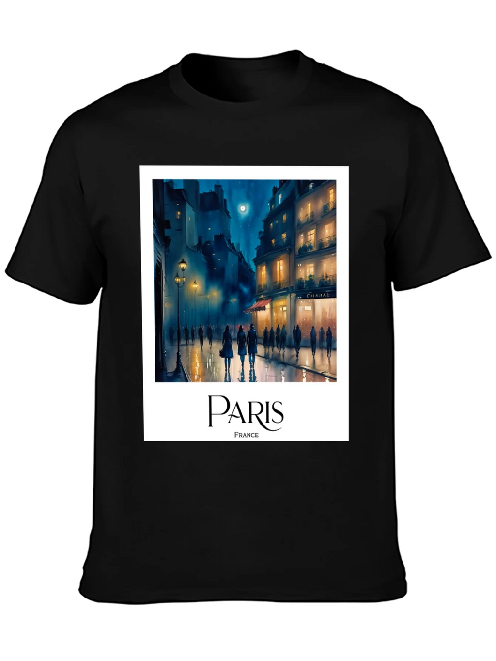 Paris France T-Shirt - Cityscape Graphic Tee product image 6