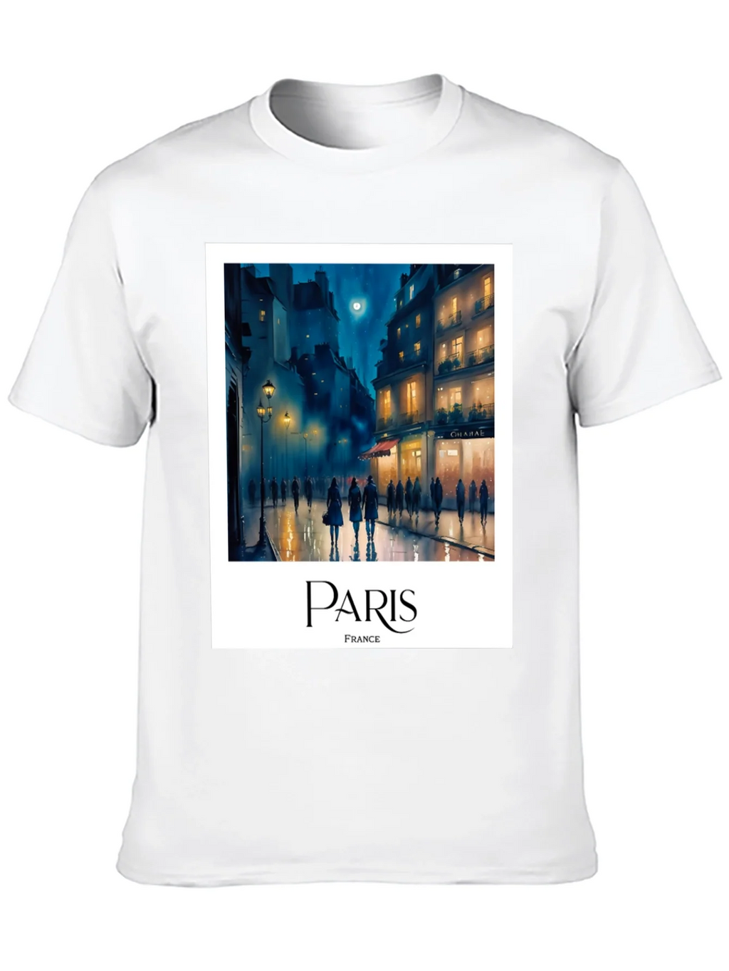 Paris France T-Shirt - Cityscape Graphic Tee product image 12