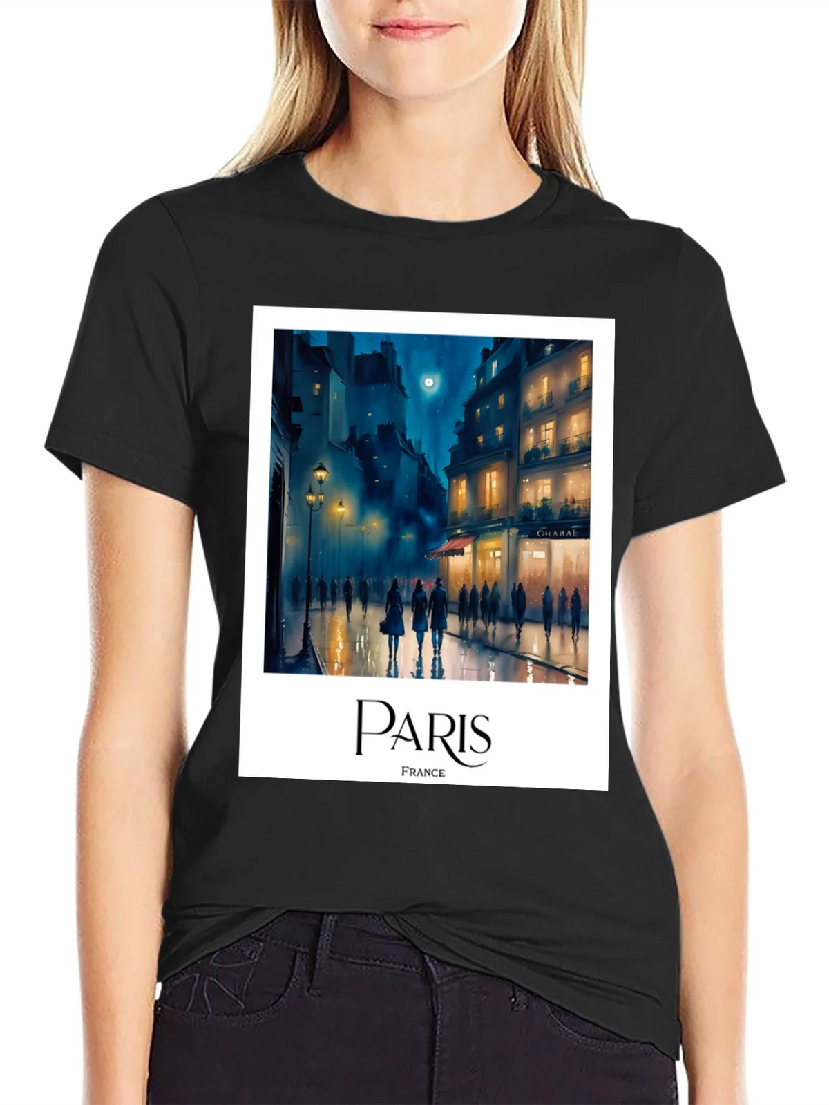 Paris France T-Shirt - Cityscape Graphic Tee product image 5