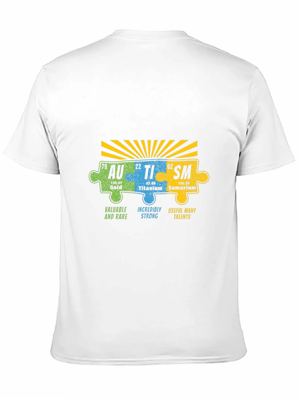 Autism Awareness Puzzle Piece Element T-Shirt product image 2
