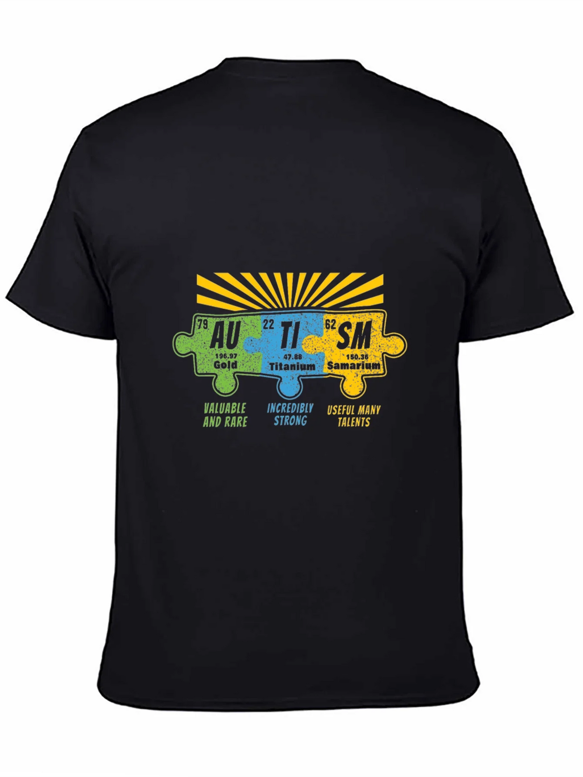 Autism Awareness Puzzle Piece Element T-Shirt product image 7