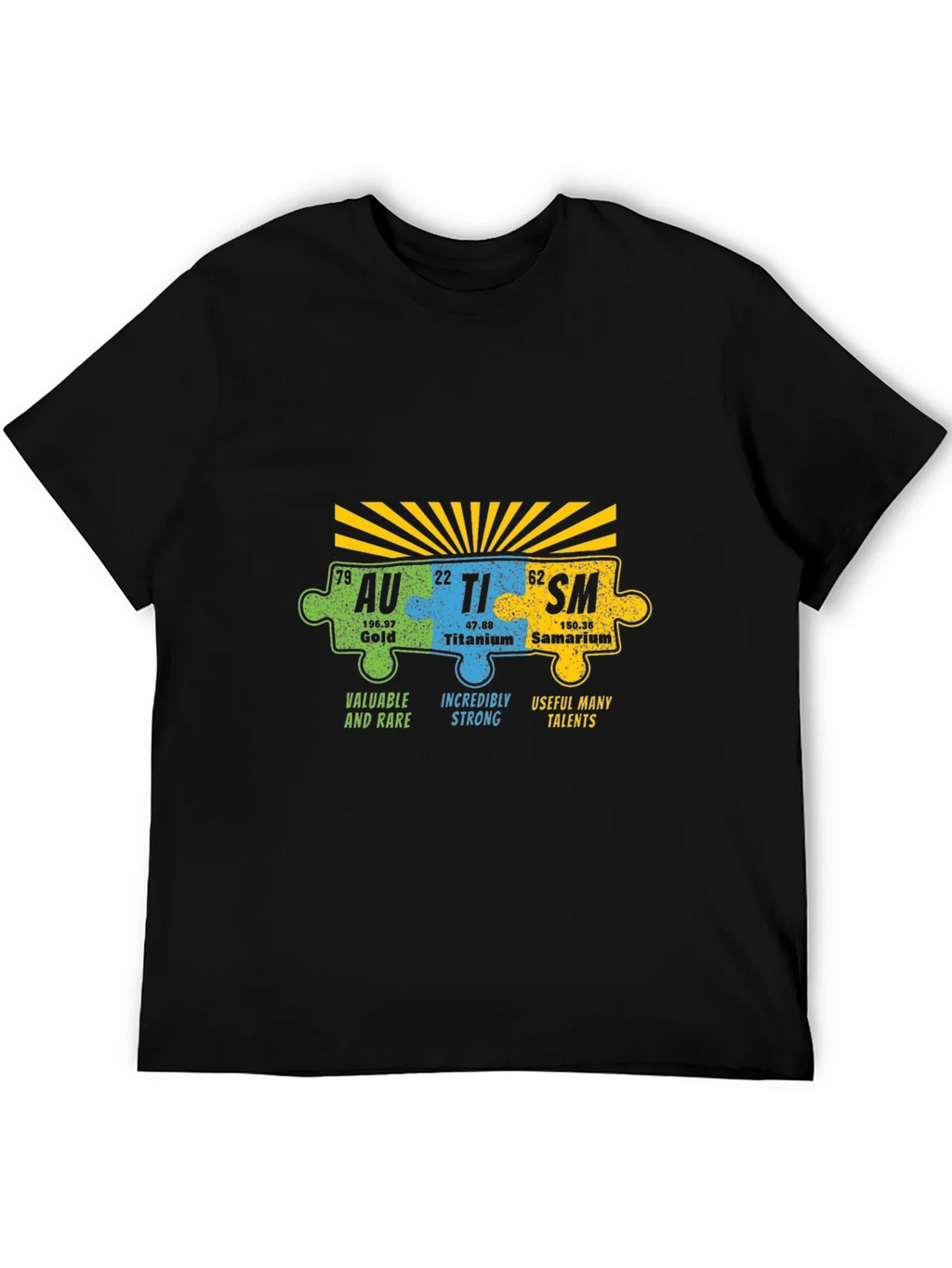 Autism Awareness Puzzle Piece Element T-Shirt product image 8