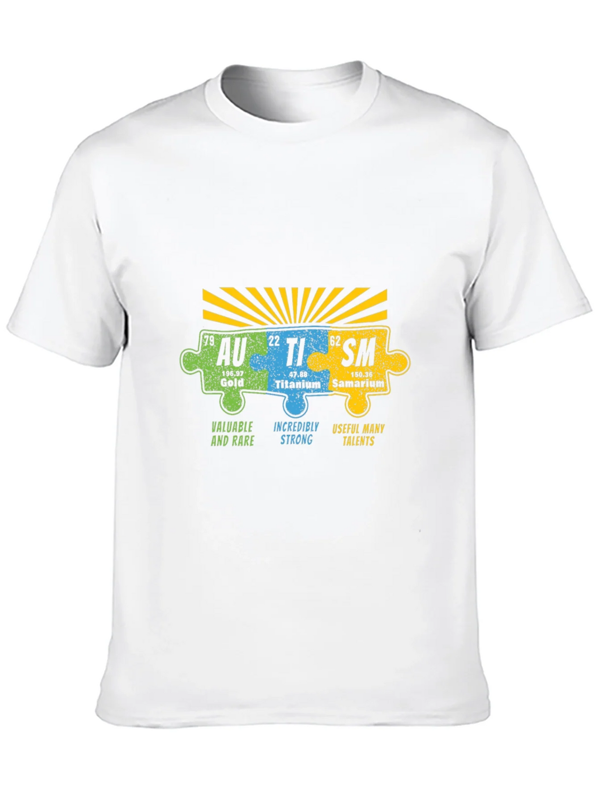Autism Awareness Puzzle Piece Element T-Shirt product image 12