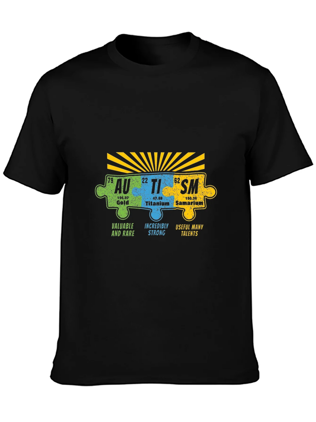 Autism Awareness Puzzle Piece Element T-Shirt product image 6