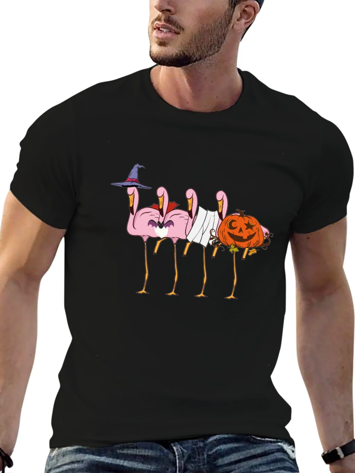 Halloween Flamingo T-Shirt - Spooky & Fun! product image 9