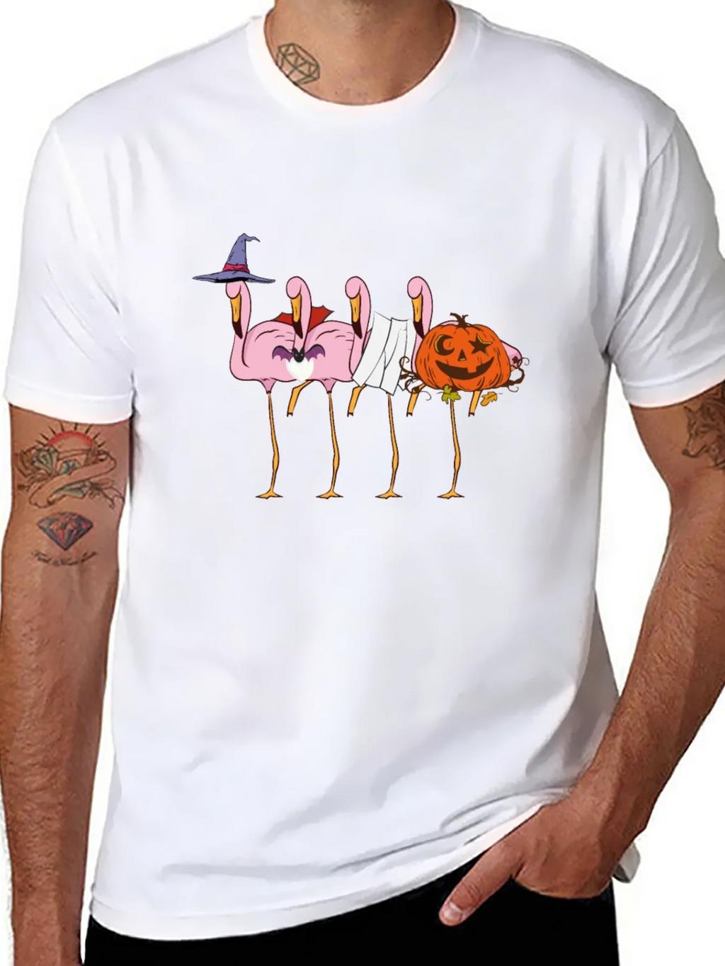 Halloween Flamingo T-Shirt - Spooky & Fun! product image 10