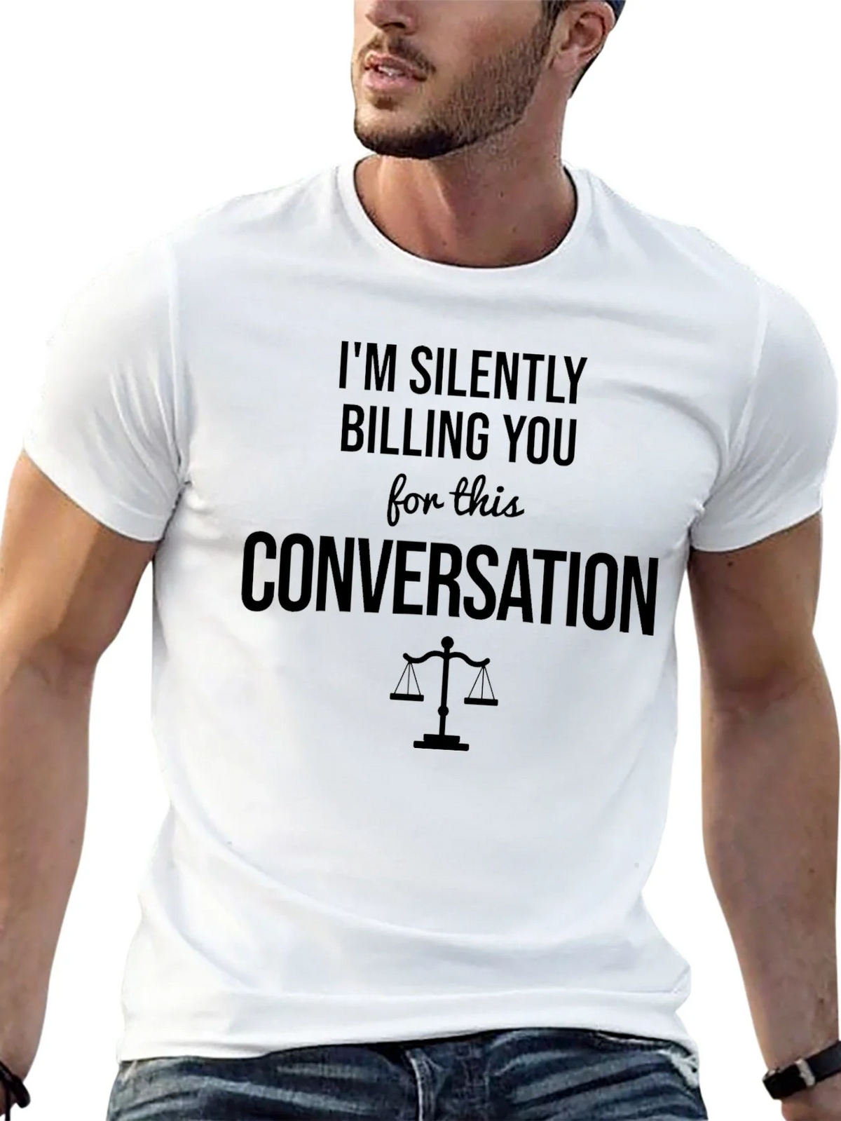 Im Silently Billing You T-Shirt - Lawyer Humor product image 3
