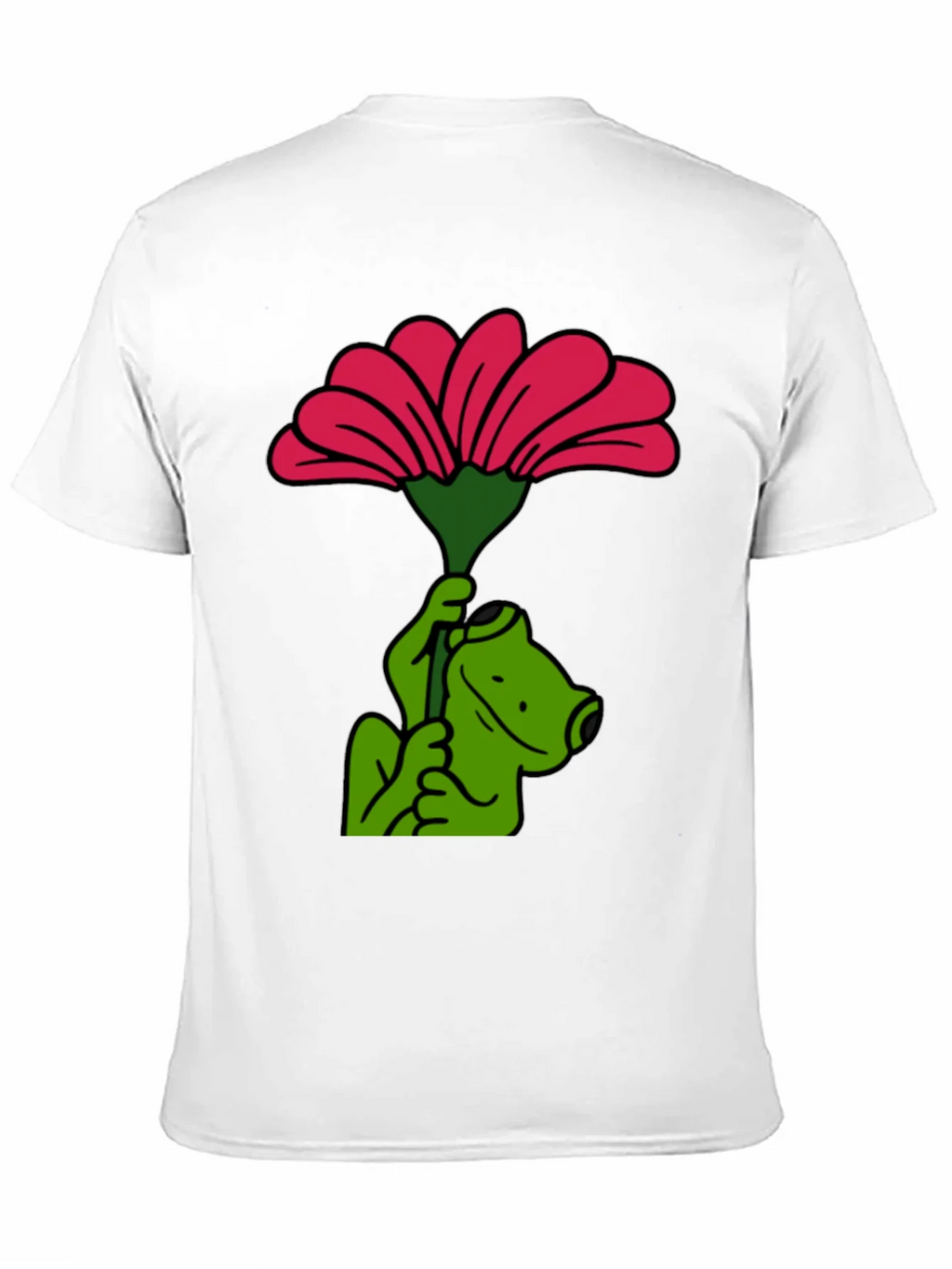 Frog with Flower Graphic T-Shirt product image 2