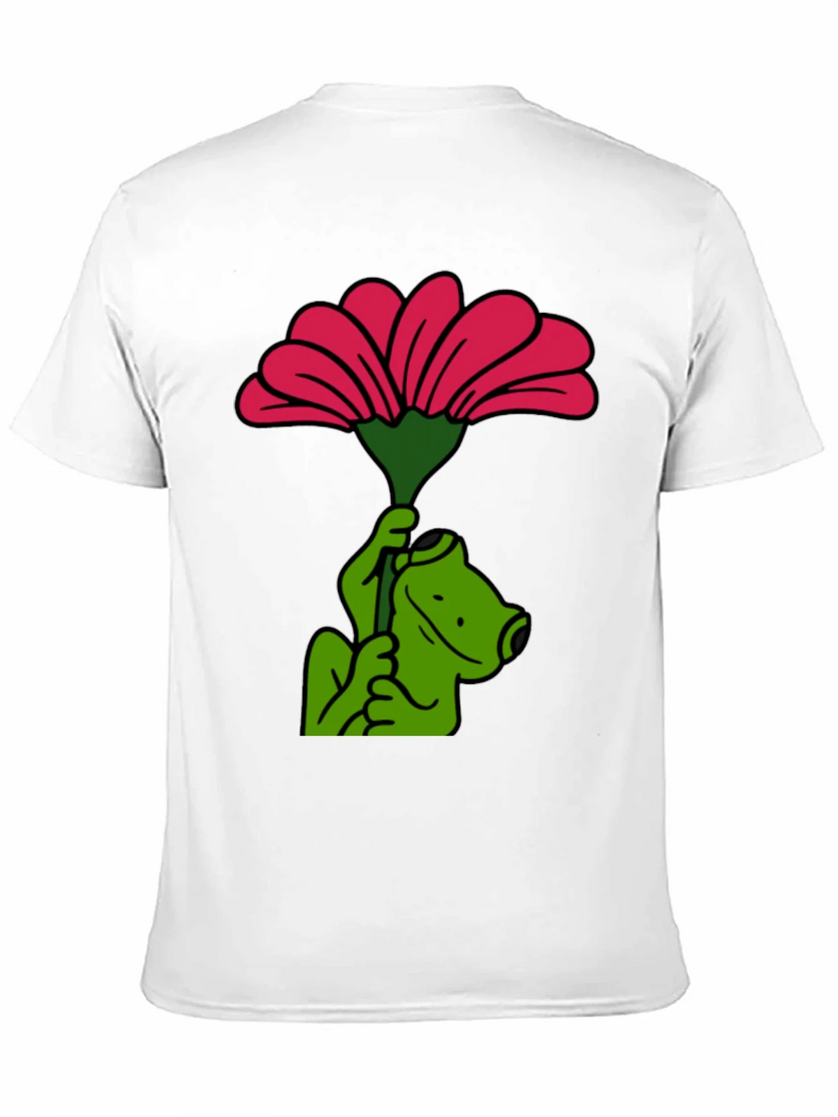 Frog with Flower Graphic T-Shirt product image 2