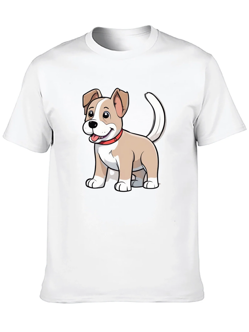 Cute Cartoon Puppy Dog Graphic T-Shirt product image 12