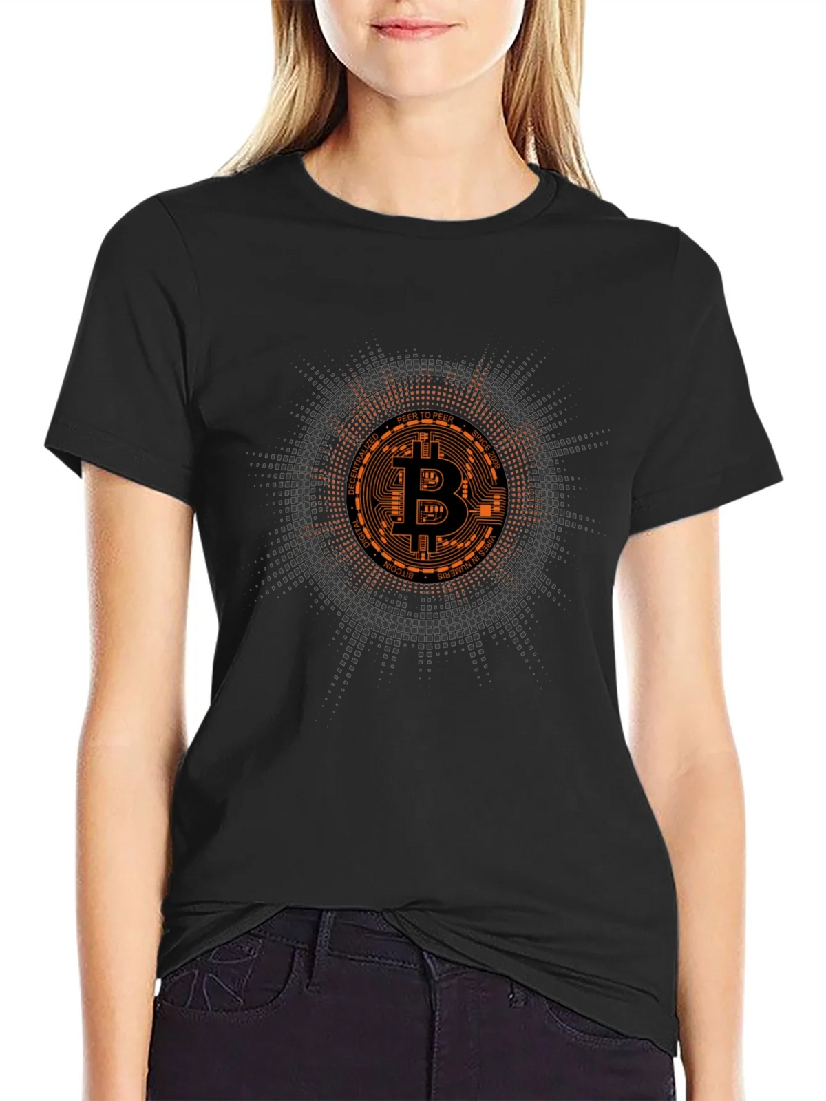 Bitcoin Crypto Currency Graphic Tee product image 5