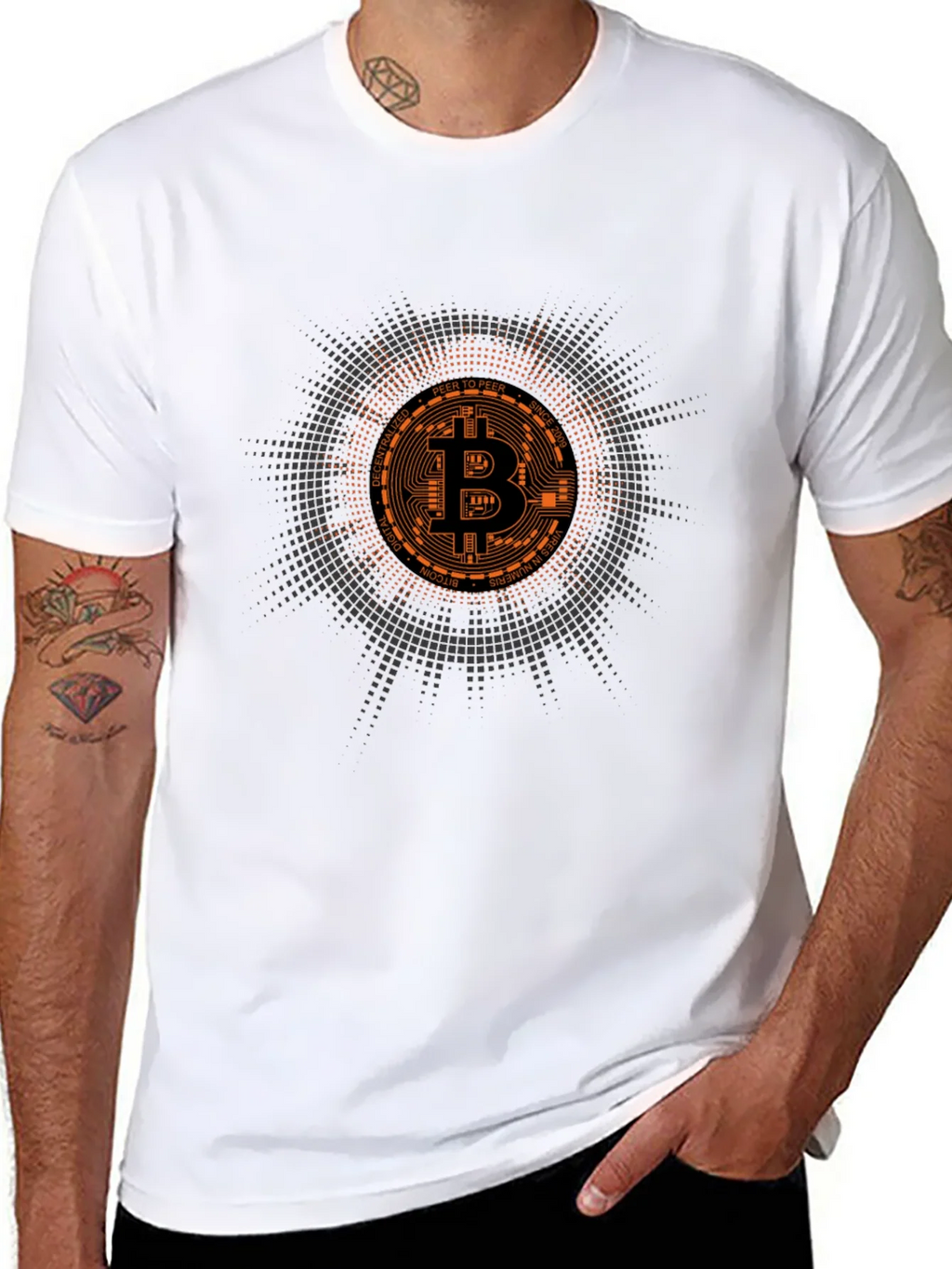 Bitcoin Crypto Currency Graphic Tee product image 10