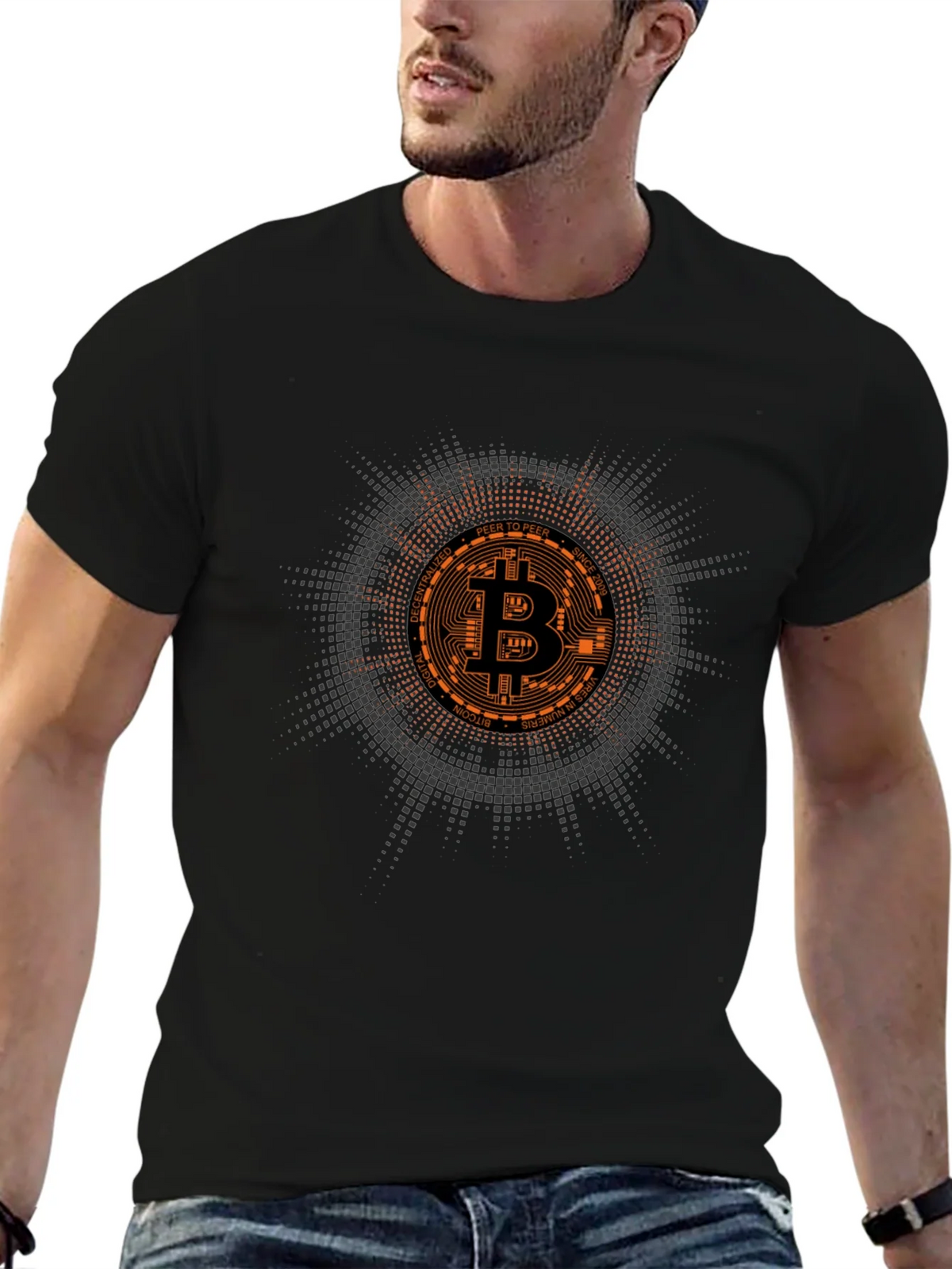 Bitcoin Crypto Currency Graphic Tee product image 9