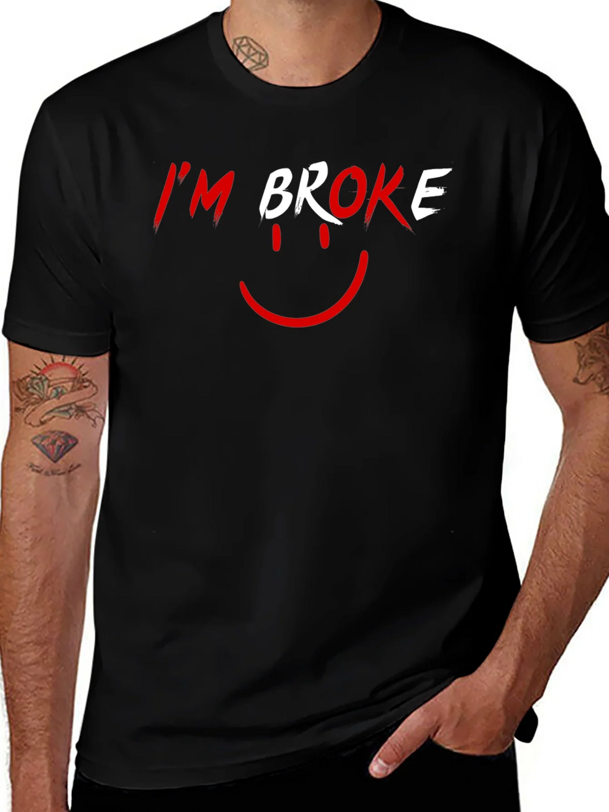 Im Broke T-Shirt - Funny Graphic Tee product image 1