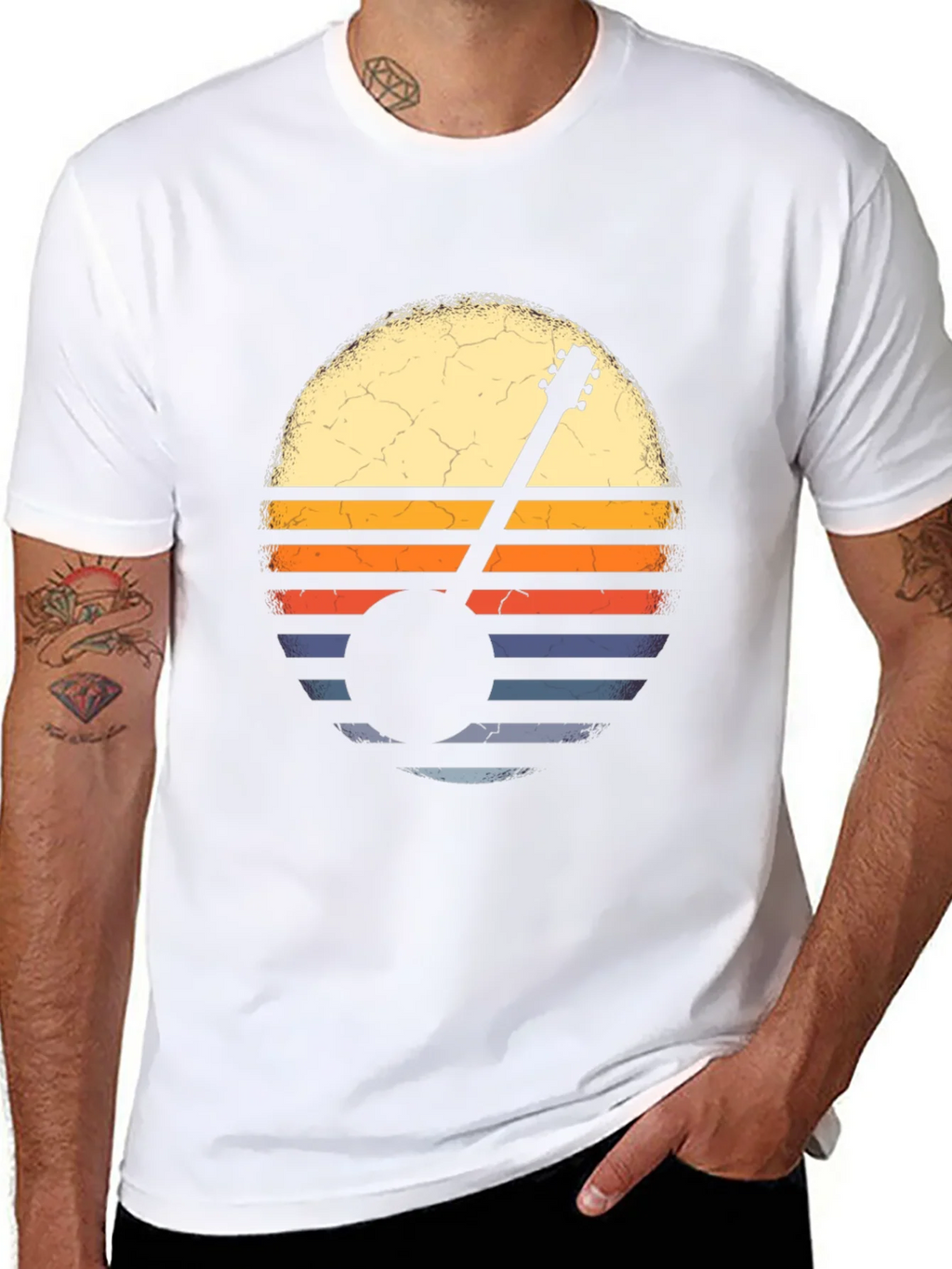 Vintage Banjo Sunset Graphic Tee product image 10