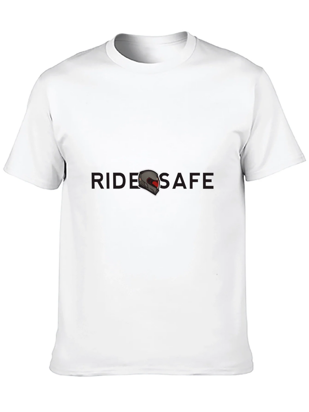 Ride Safe Graphic Tee - Black Crew Neck T-Shirt product image 12