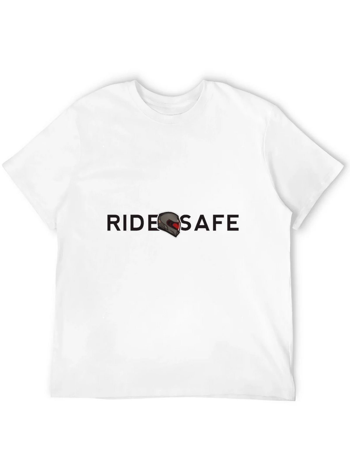 Ride Safe Graphic Tee - Black Crew Neck T-Shirt product image 3