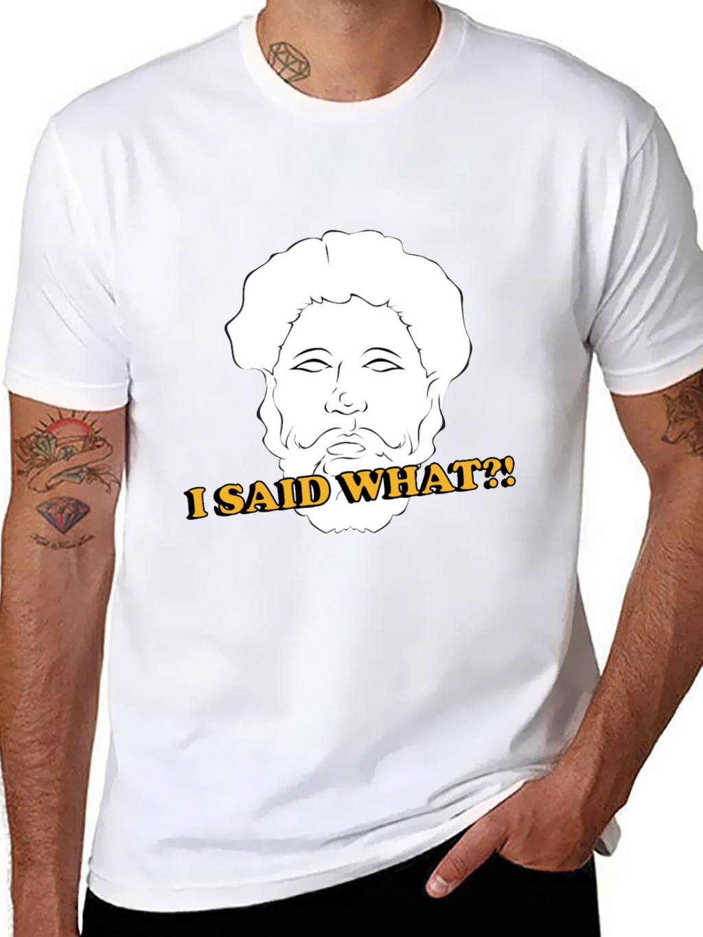 I Said What?! T-Shirt - Marcus Aurelius Graphic Tee product image 10