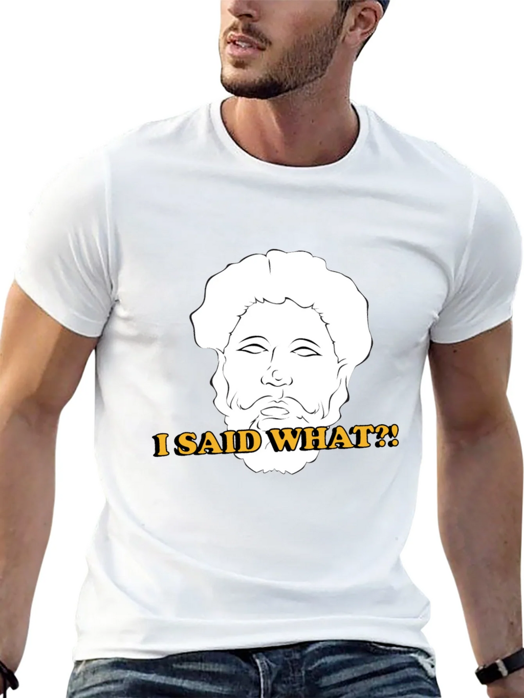 I Said What?! T-Shirt - Marcus Aurelius Graphic Tee product image 4