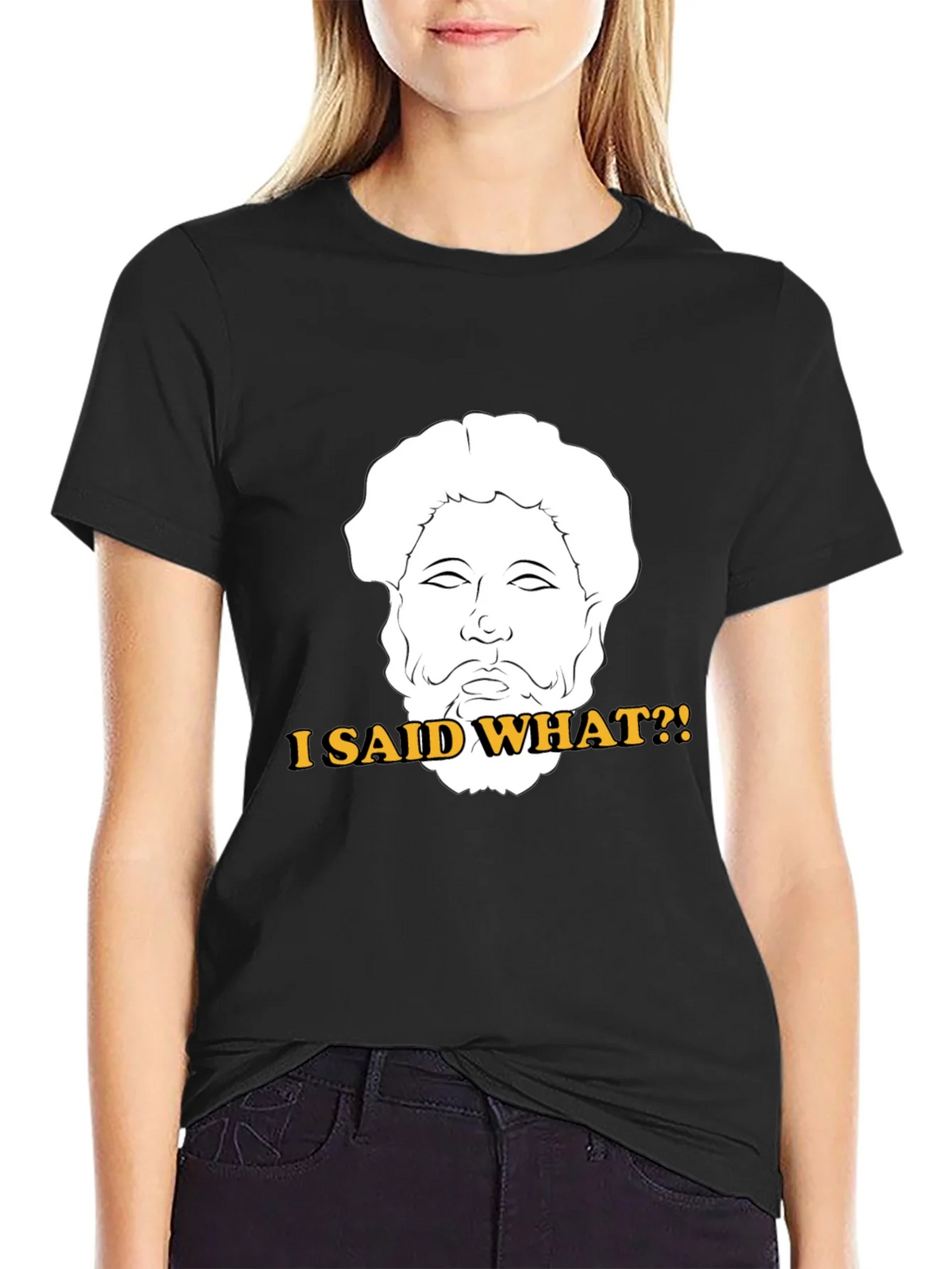 I Said What?! T-Shirt - Marcus Aurelius Graphic Tee product image 5