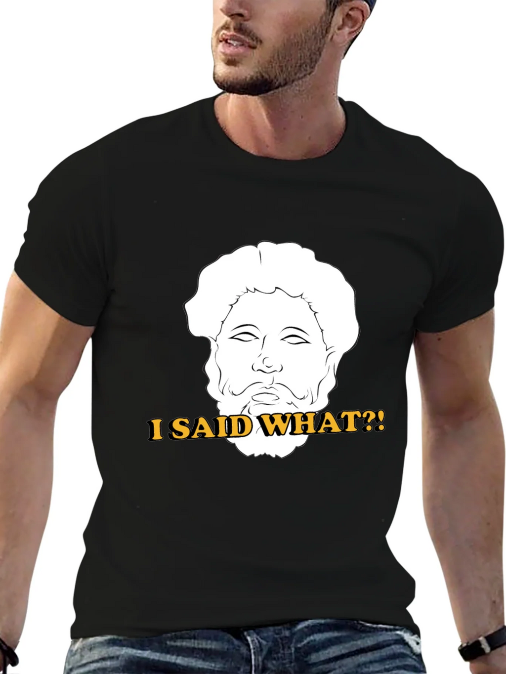 I Said What?! T-Shirt - Marcus Aurelius Graphic Tee product image 9
