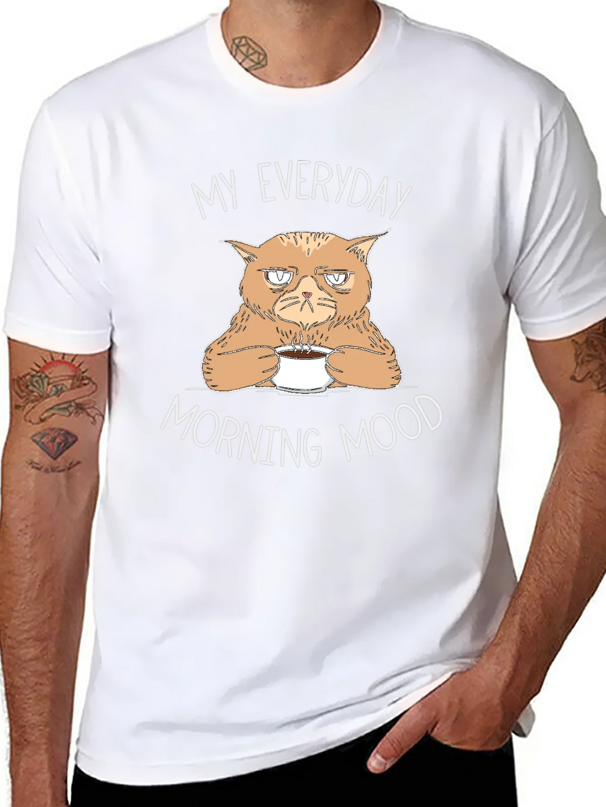 Grumpy Cat Coffee T-Shirt - My Everyday Morning Mood product image 10