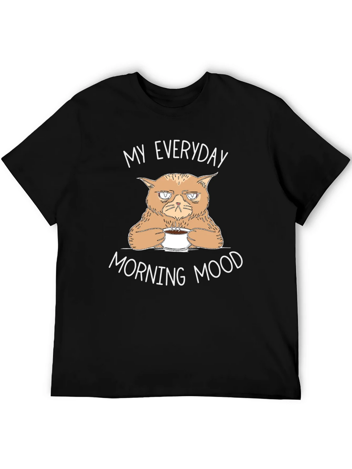 Grumpy Cat Coffee T-Shirt - My Everyday Morning Mood product image 8
