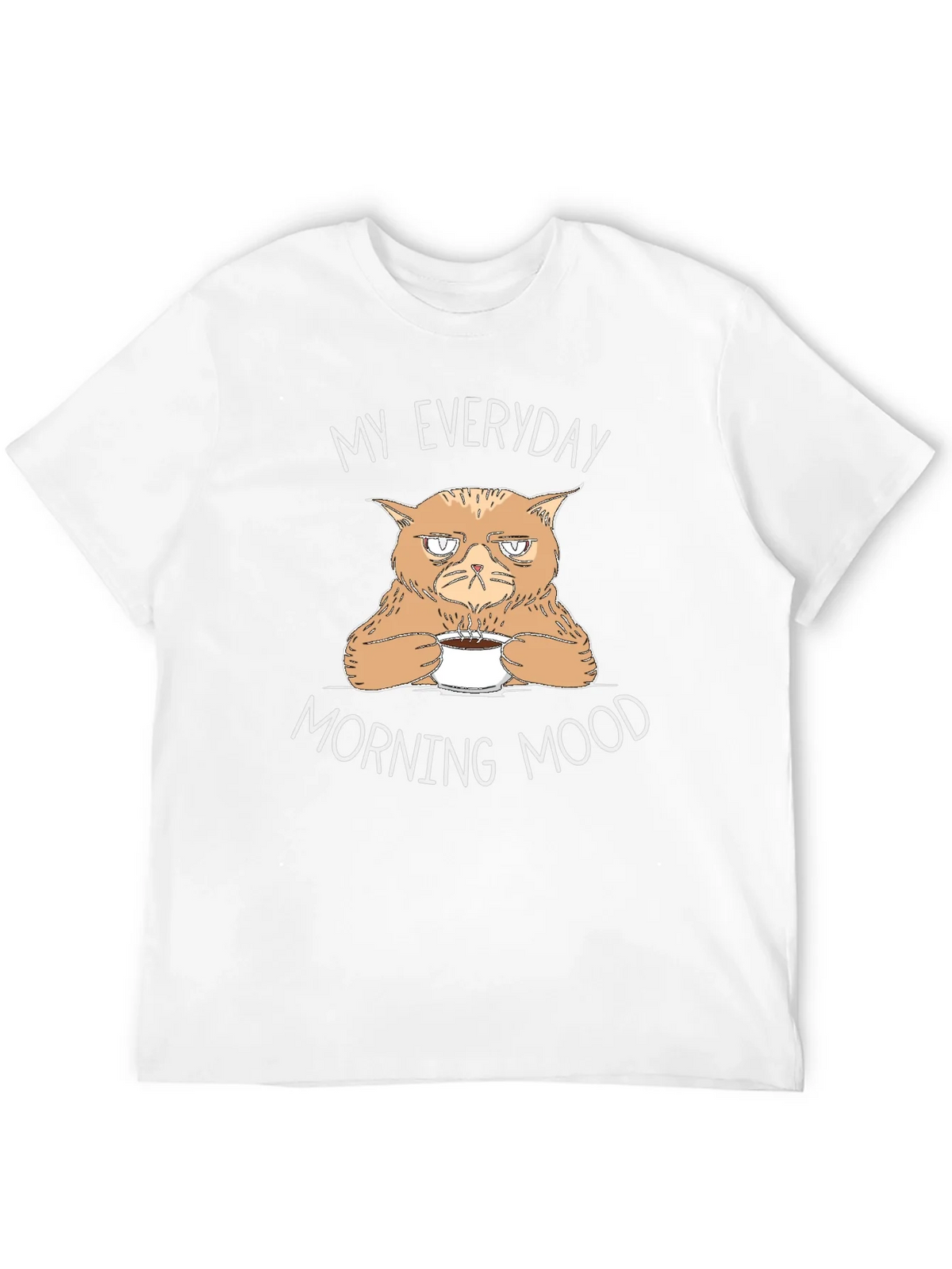 Grumpy Cat Coffee T-Shirt - My Everyday Morning Mood product image 3