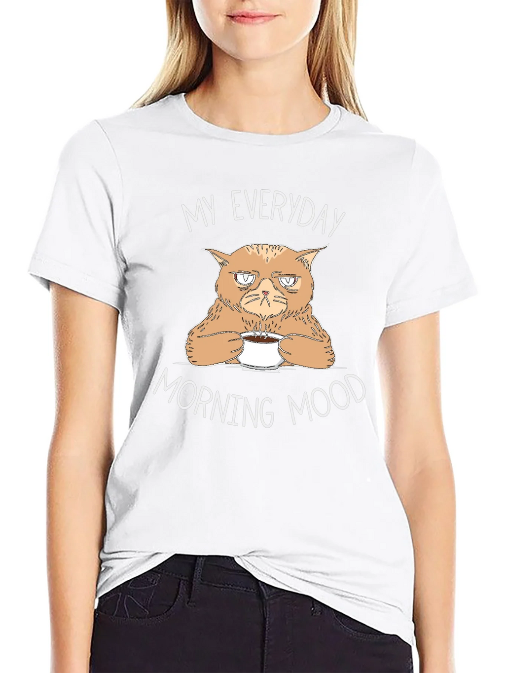 Grumpy Cat Coffee T-Shirt - My Everyday Morning Mood product image 11