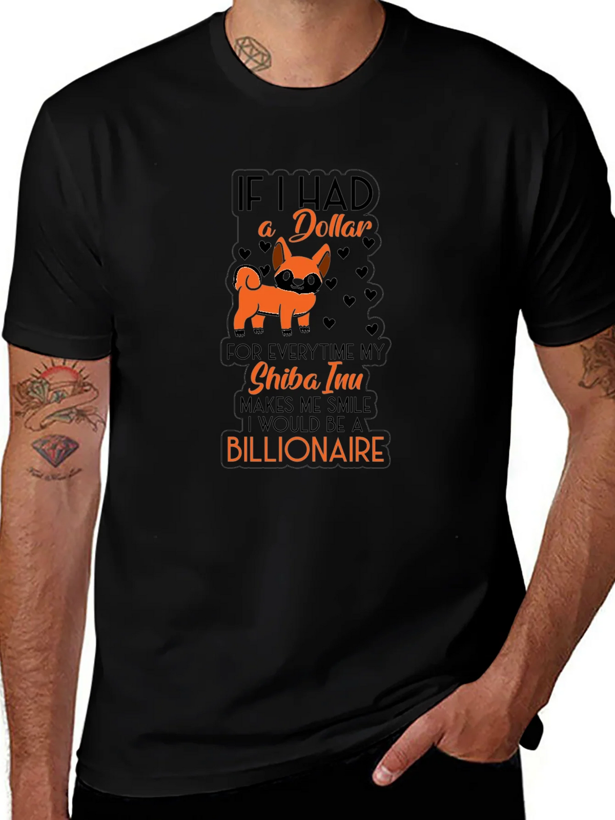 Shiba Inu Billionaire Graphic T-Shirt product image 1