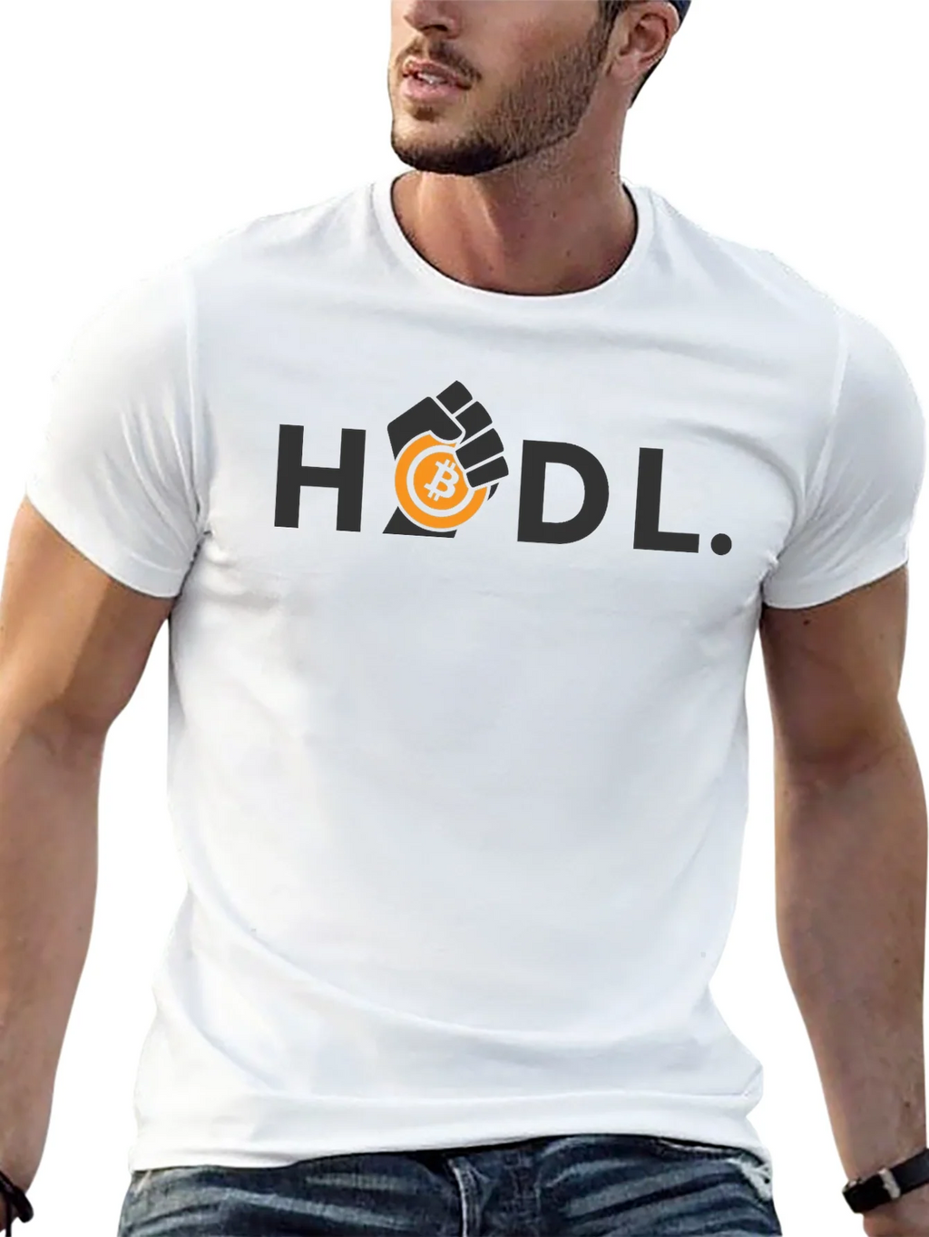 HODL Bitcoin Crypto Black T-Shirt product image 4