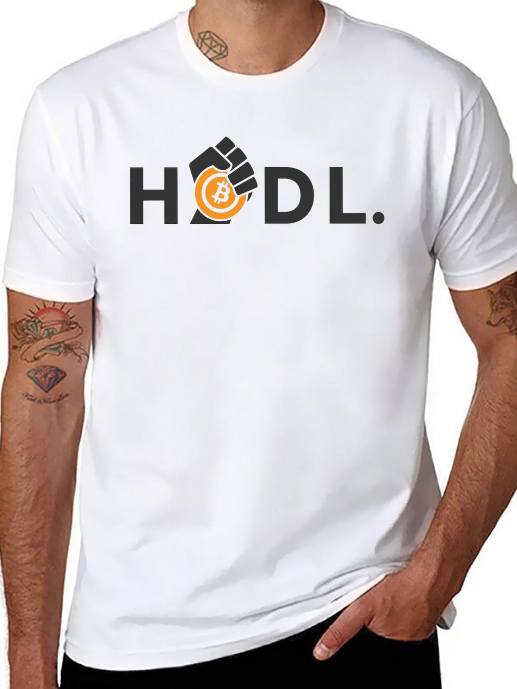 HODL Bitcoin Crypto Black T-Shirt product image 10