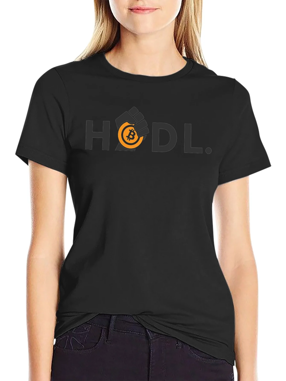 HODL Bitcoin Crypto Black T-Shirt product image 5