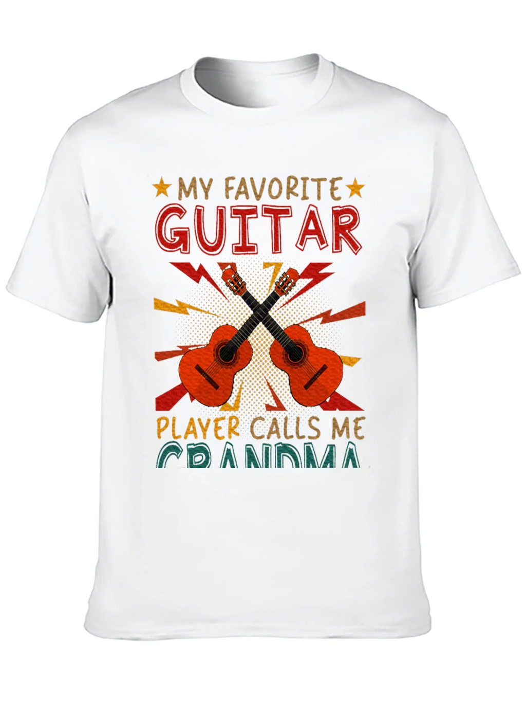 My Favorite Guitar Player Calls Me Grandma T-Shirt product image 12