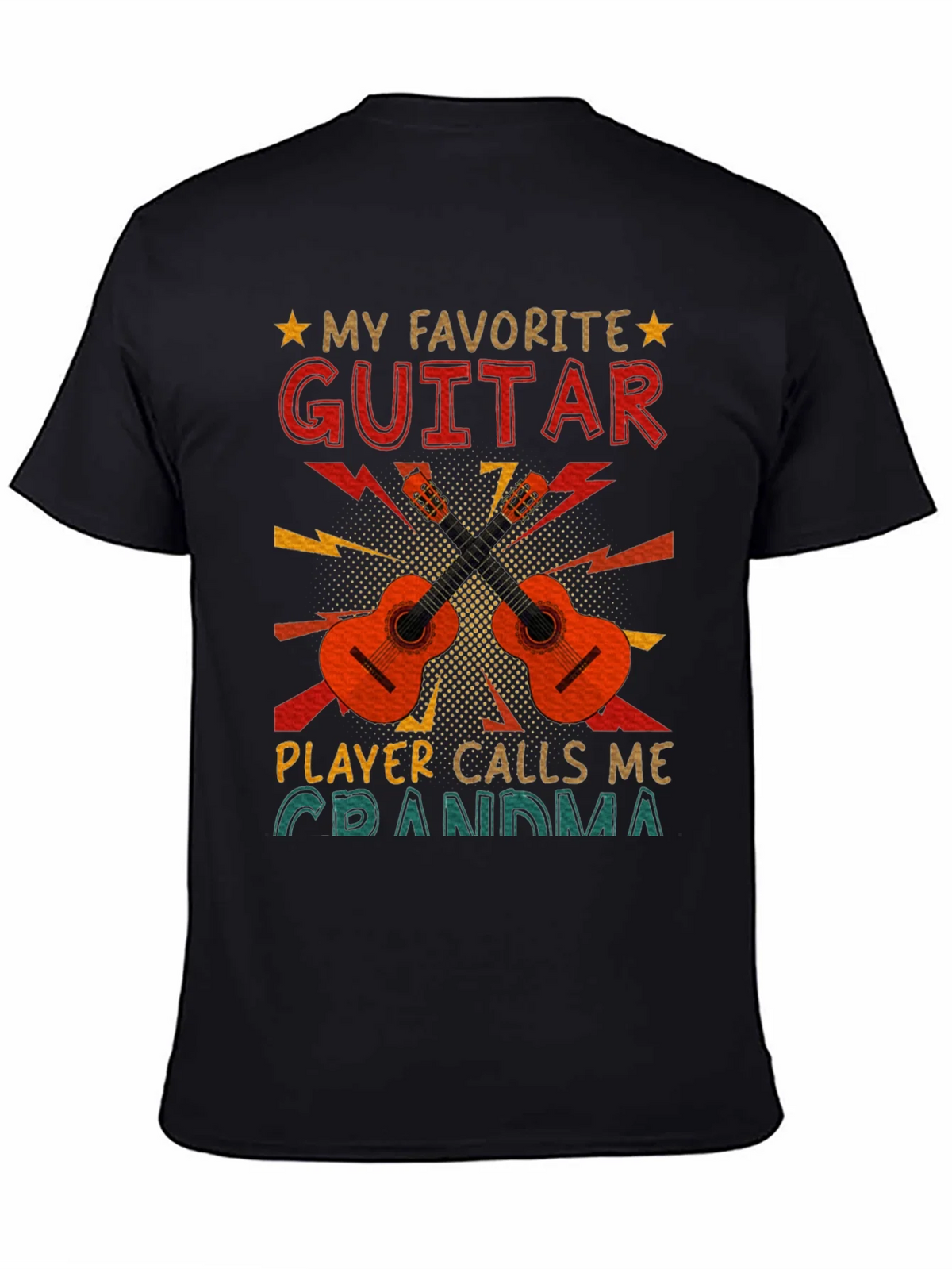 My Favorite Guitar Player Calls Me Grandma T-Shirt product image 7