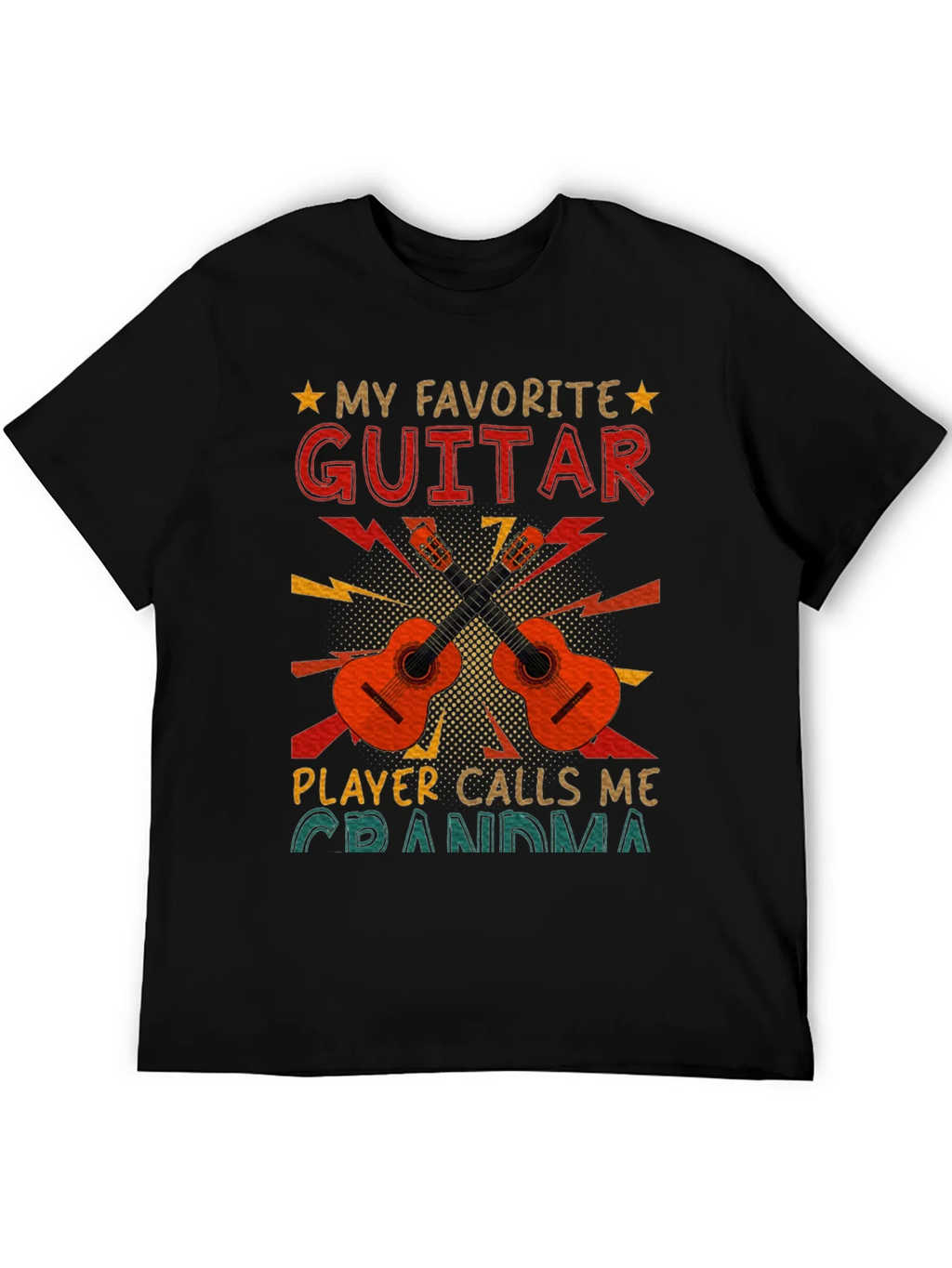 My Favorite Guitar Player Calls Me Grandma T-Shirt product image 8