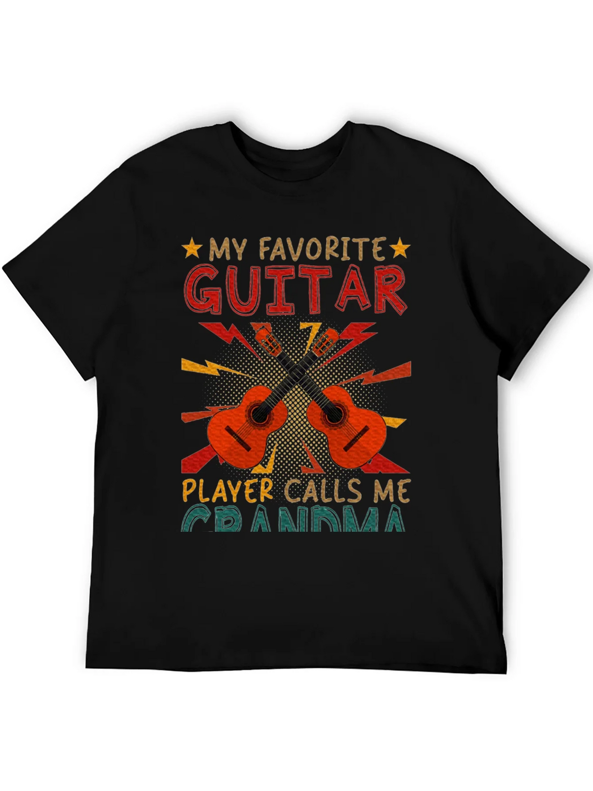 My Favorite Guitar Player Calls Me Grandma T-Shirt product image 8